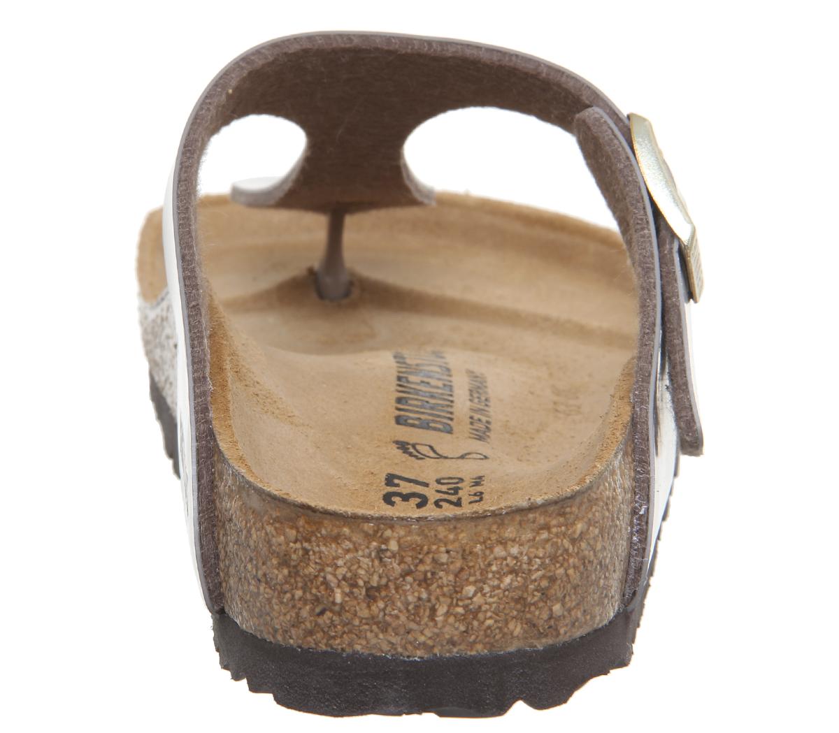 BIRKENSTOCKToe Thong FootbedElectric Metallic Taupe