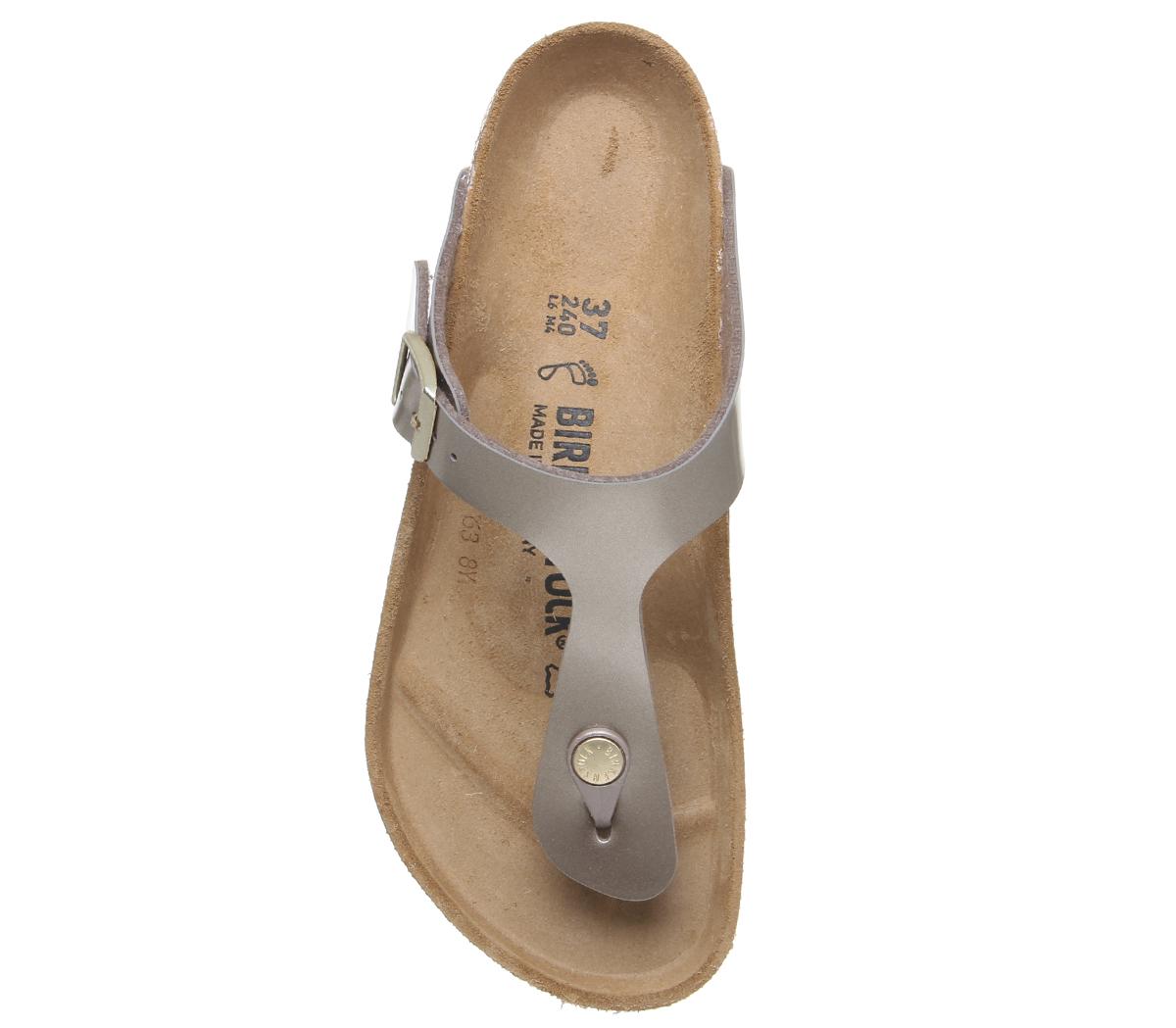 BIRKENSTOCKToe Thong FootbedElectric Metallic Taupe
