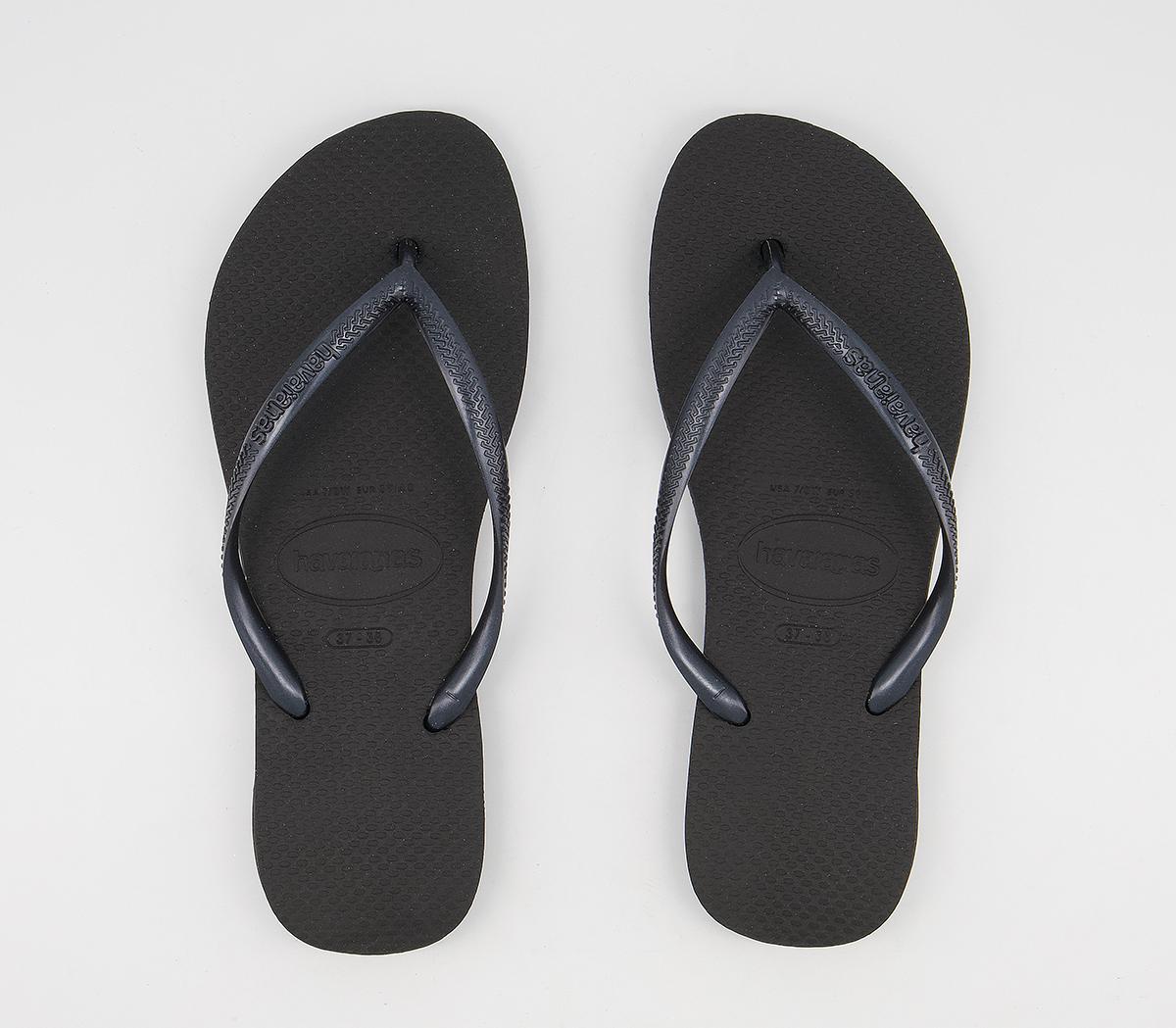 Havaianas Slim Flip Flop Black - Women’s Sandals