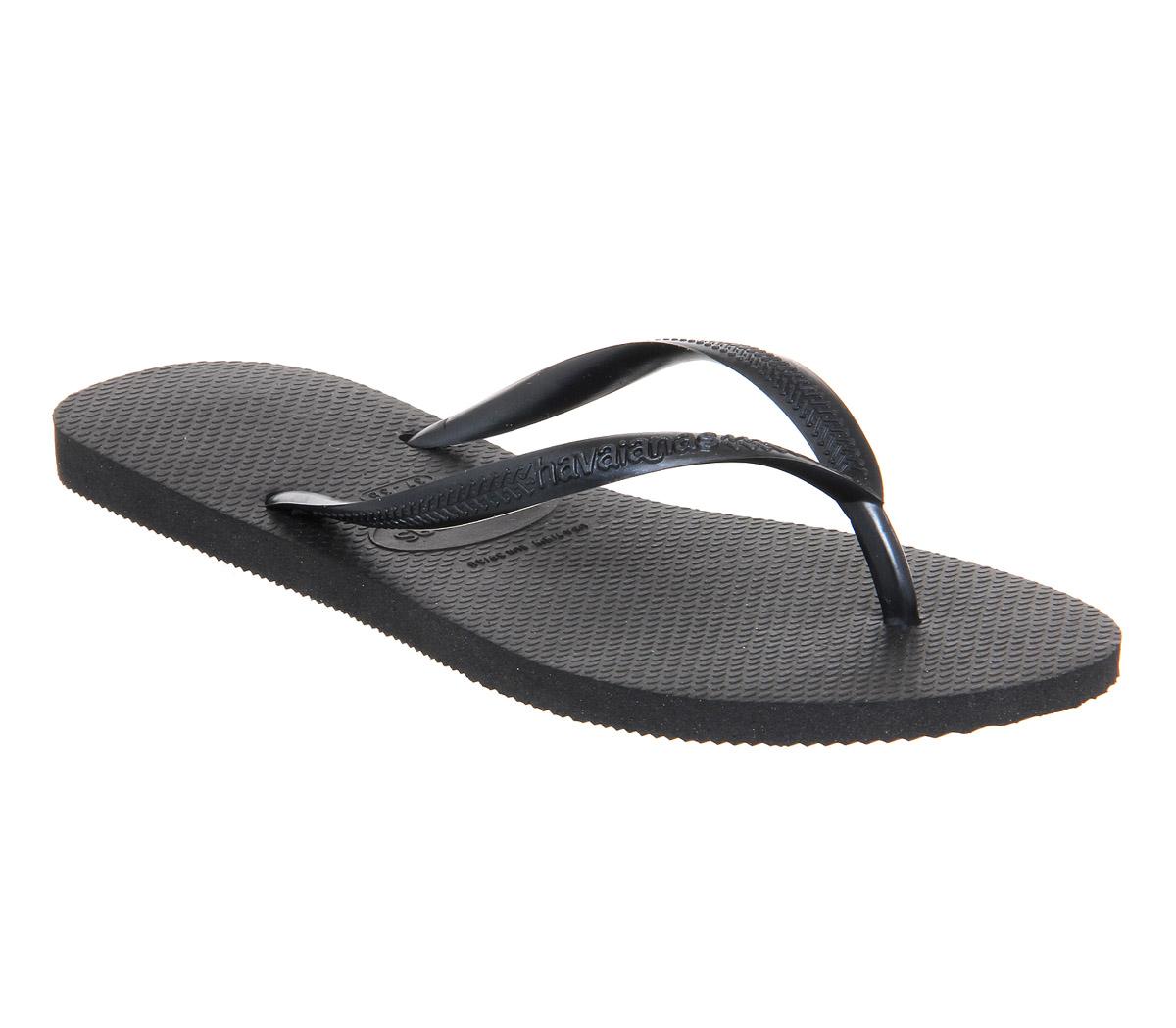 Havaianas Slim Flip Flop Black - Women’s Sandals