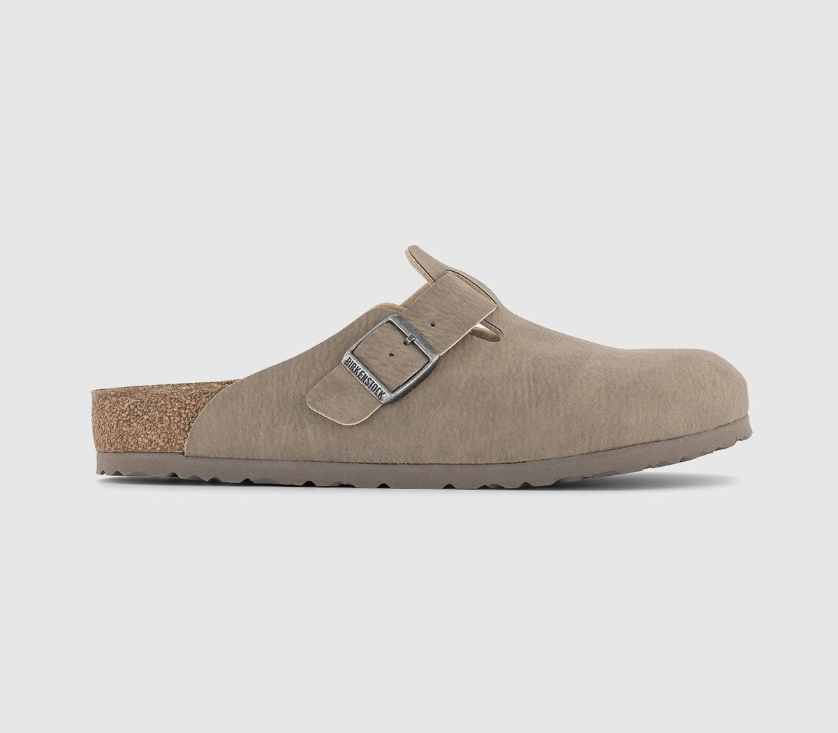 Gray on sale suede clogs