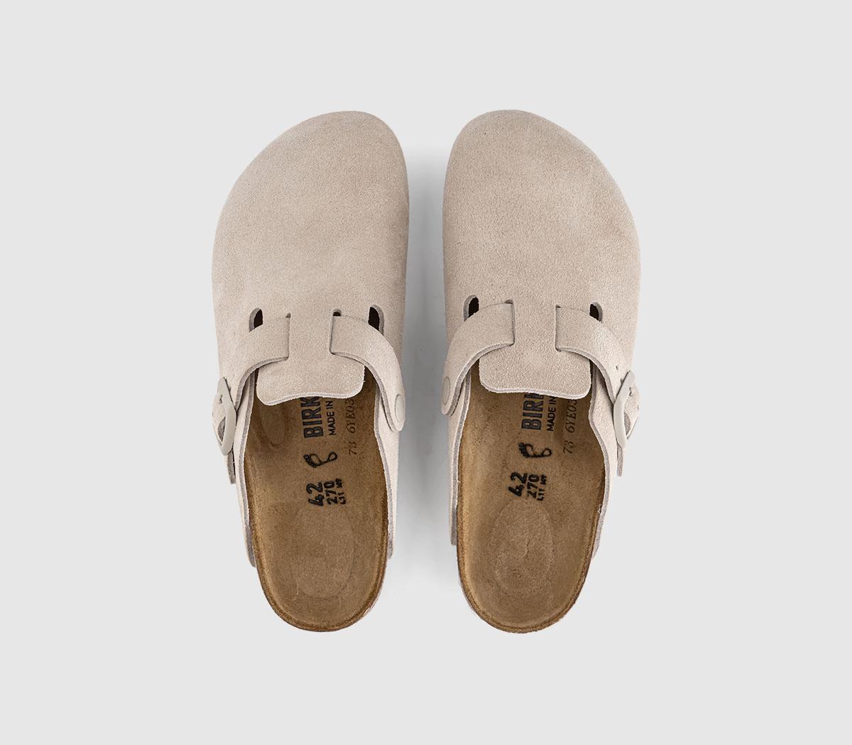 BIRKENSTOCKBoston ClogsOyster Suede