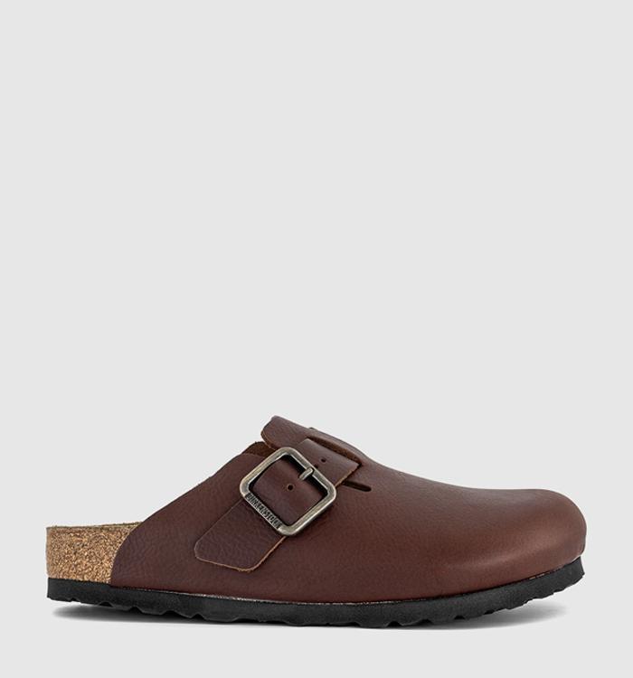 BIRKENSTOCK Boston Clogs Vintage Wood Roast