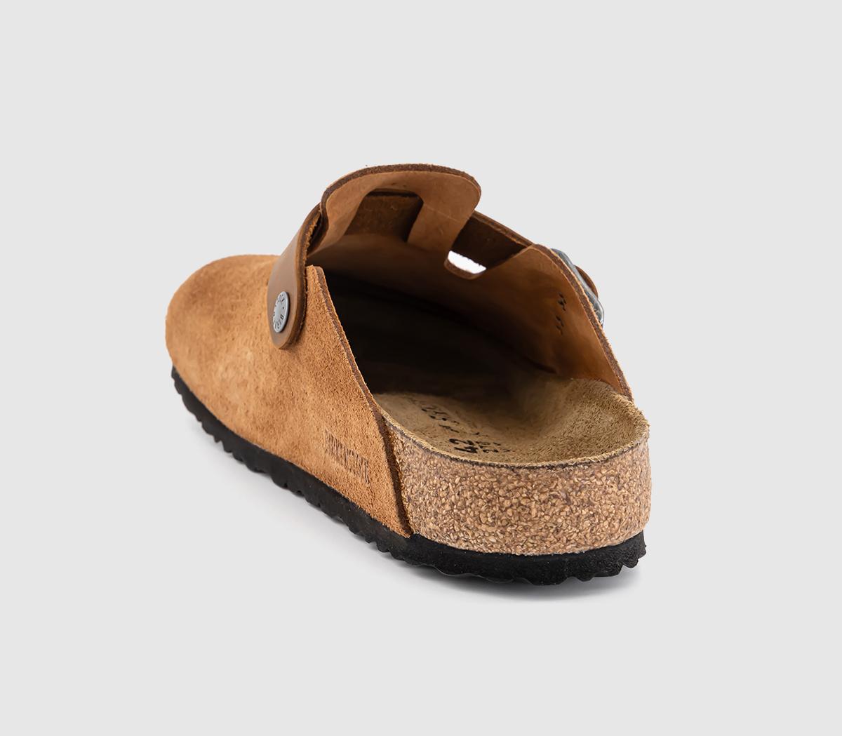 BIRKENSTOCK Boston Clogs BIRKENSTOCK Boston Clogs Cognac Contrast