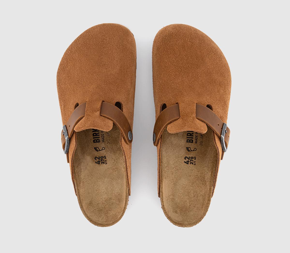 BIRKENSTOCK Boston Clogs BIRKENSTOCK Boston Clogs Cognac Contrast