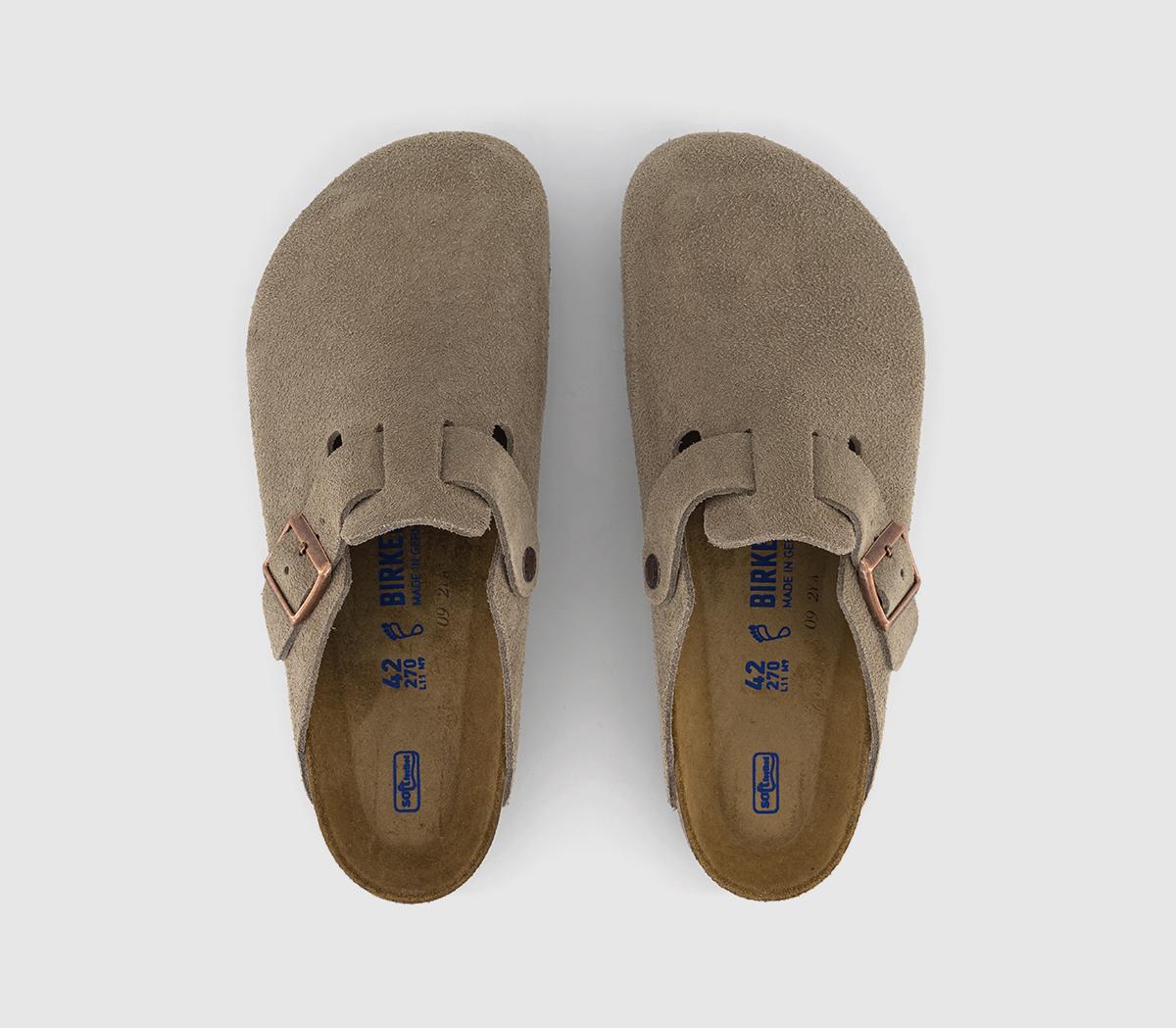 BIRKENSTOCK Boston Clogs M Taupe - Men’s Summer Shoes