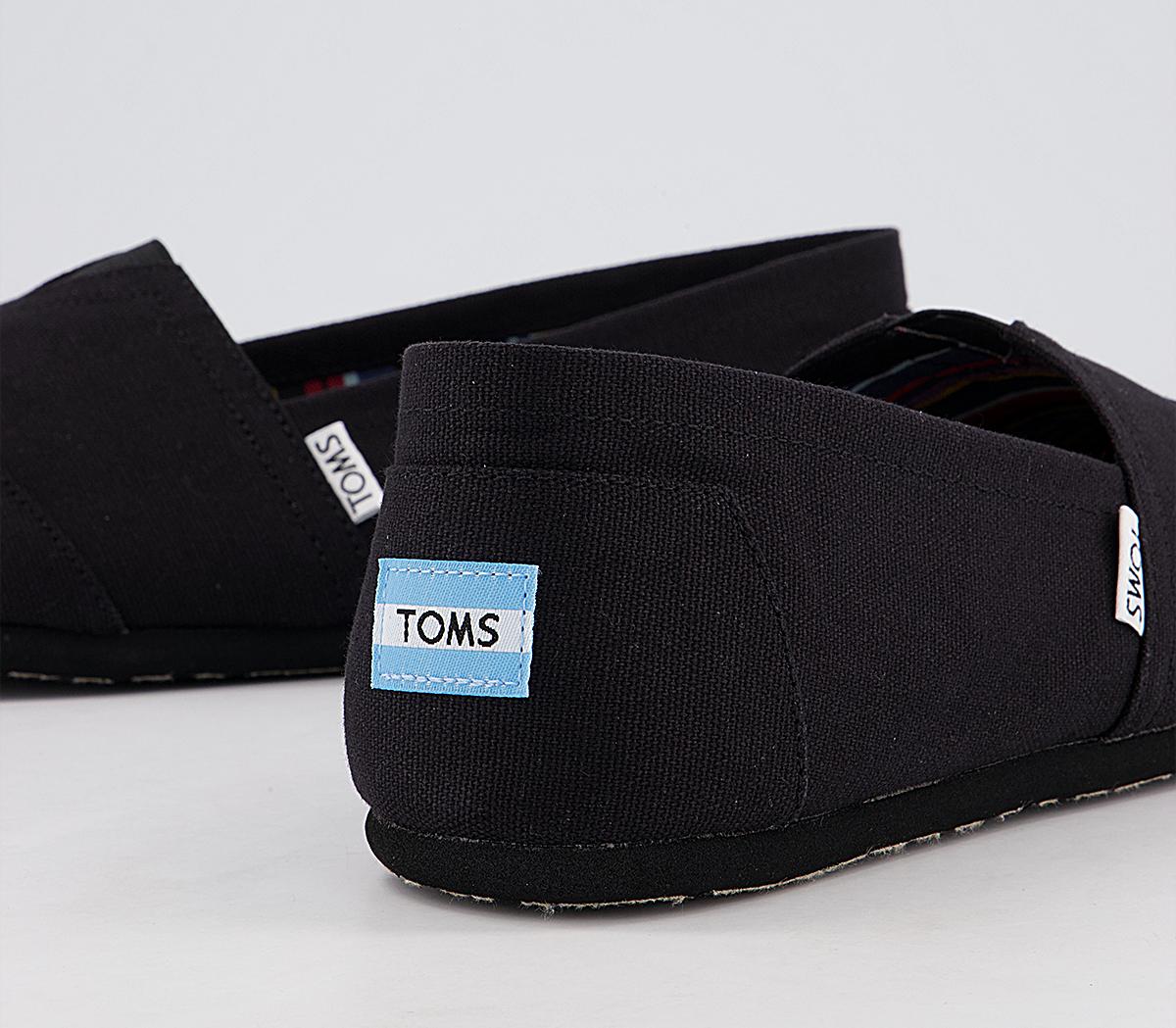 TOMSClassic Slip OnsBlack Mono
