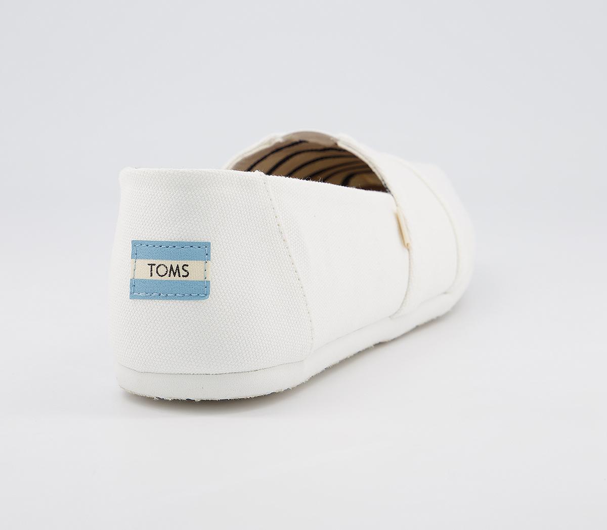 TOMSToms Classic Slip OnsOptic White Heritage Canvas