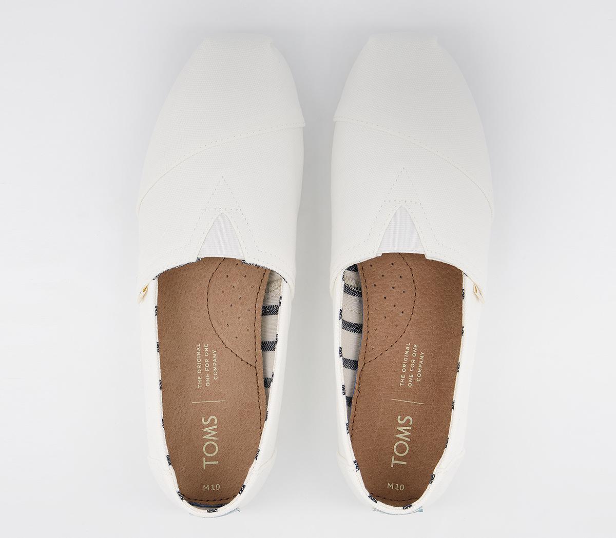 TOMSToms Classic Slip OnsOptic White Heritage Canvas