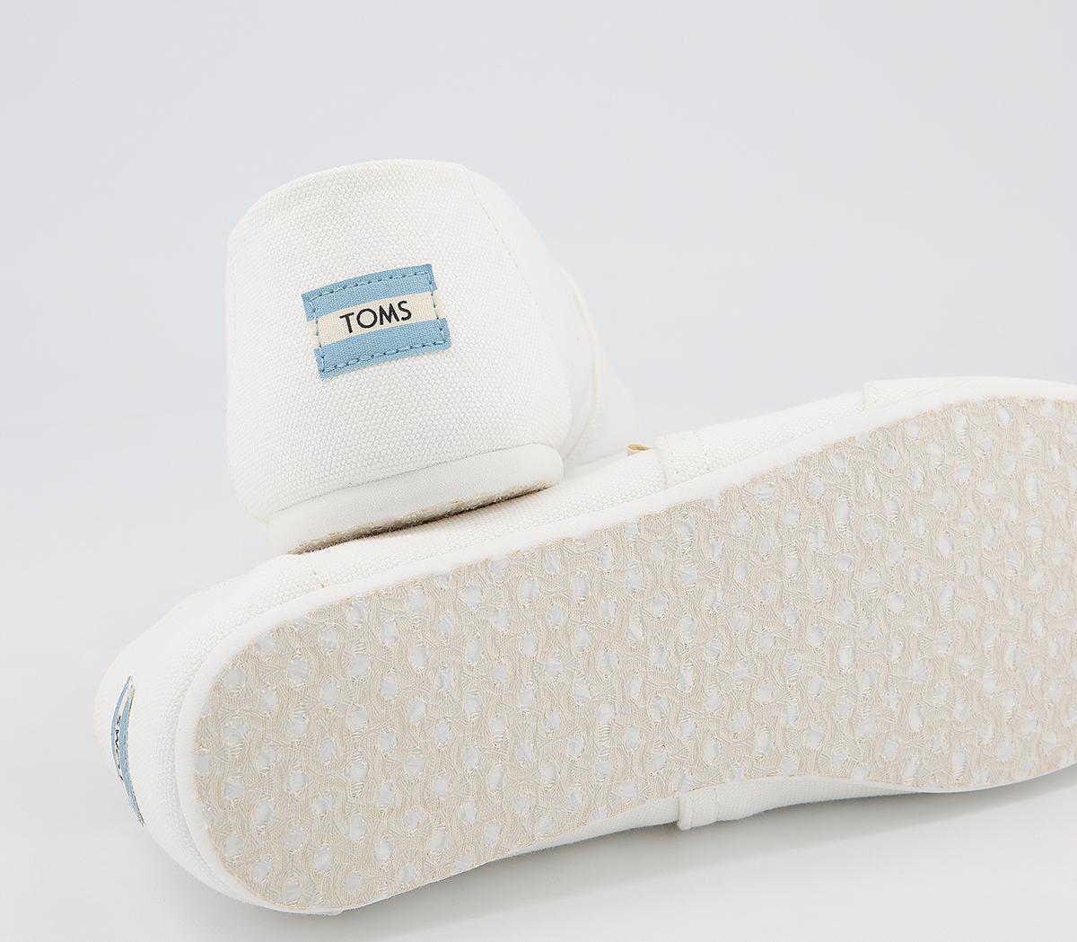 TOMSToms Classic Slip OnsOptic White Heritage Canvas