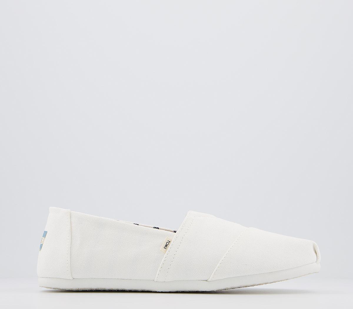 TOMSToms Classic Slip OnsOptic White Heritage Canvas