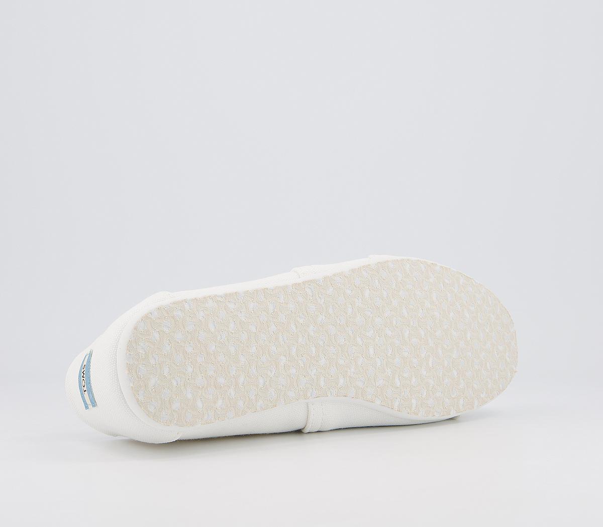 TOMSToms Classic Slip OnsOptic White Heritage Canvas