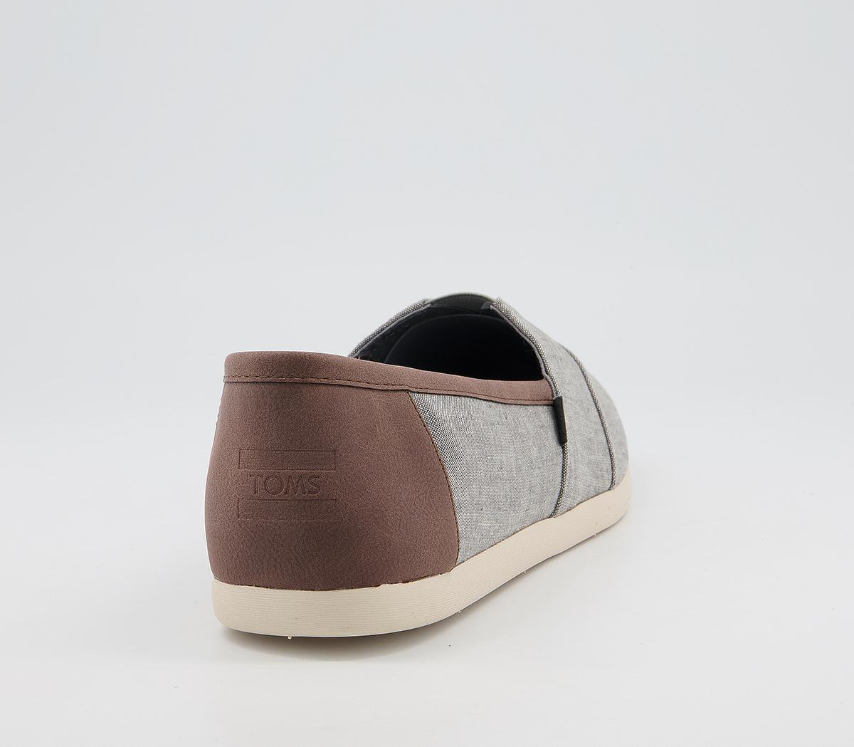 TOMSClassic Slip On EspadrilleFrost Grey Chambray Exclusive