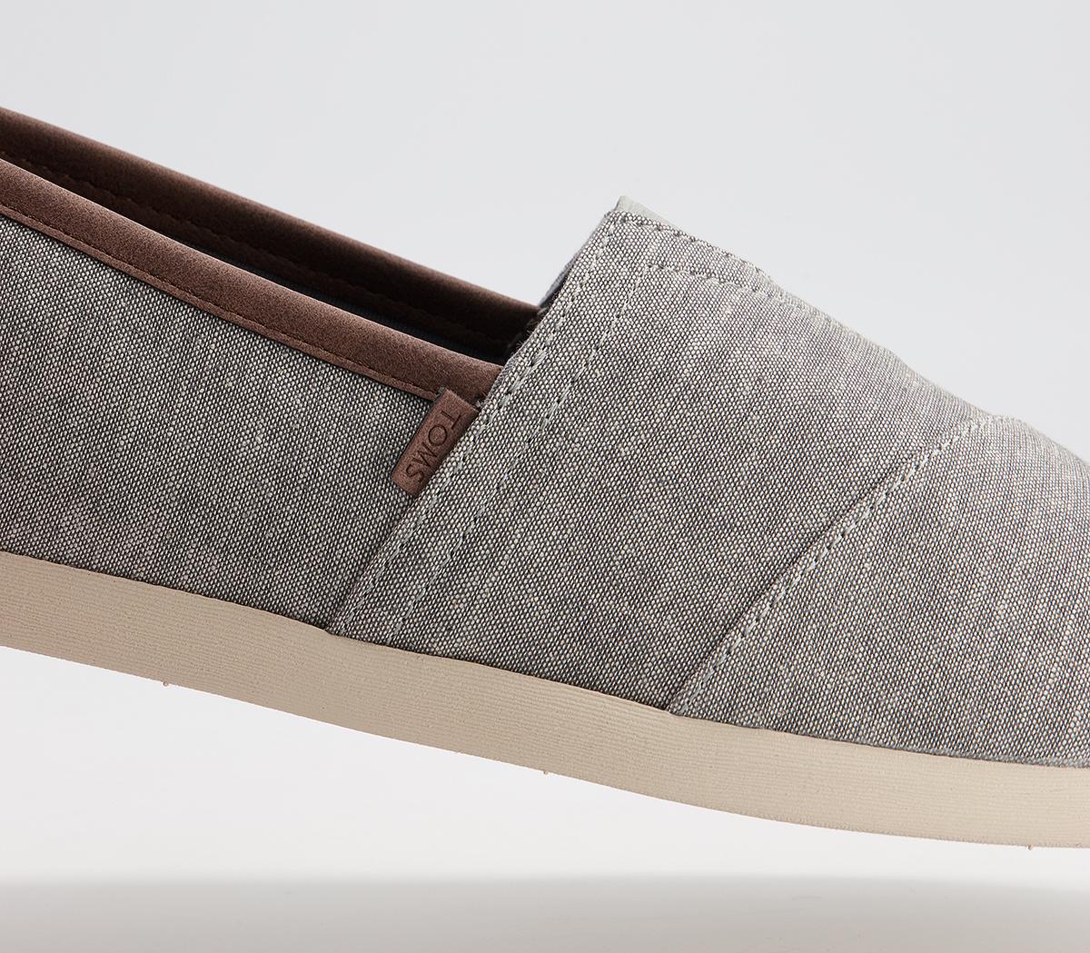 TOMSClassic Slip On EspadrilleFrost Grey Chambray Exclusive