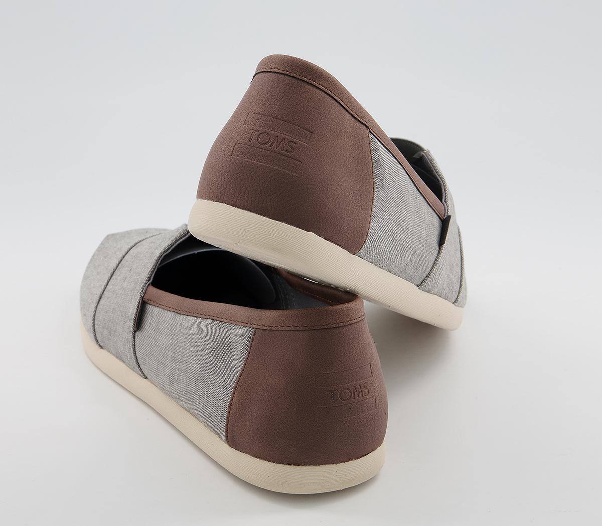 TOMSClassic Slip On EspadrilleFrost Grey Chambray Exclusive