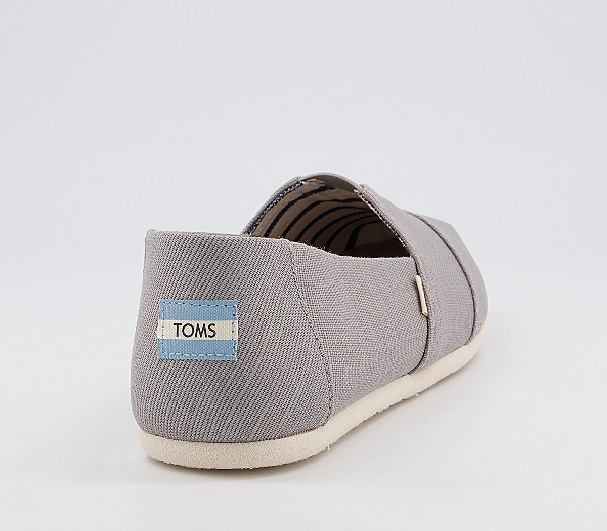 TOMSToms Classic Slip Ons Dove Grey Heritage