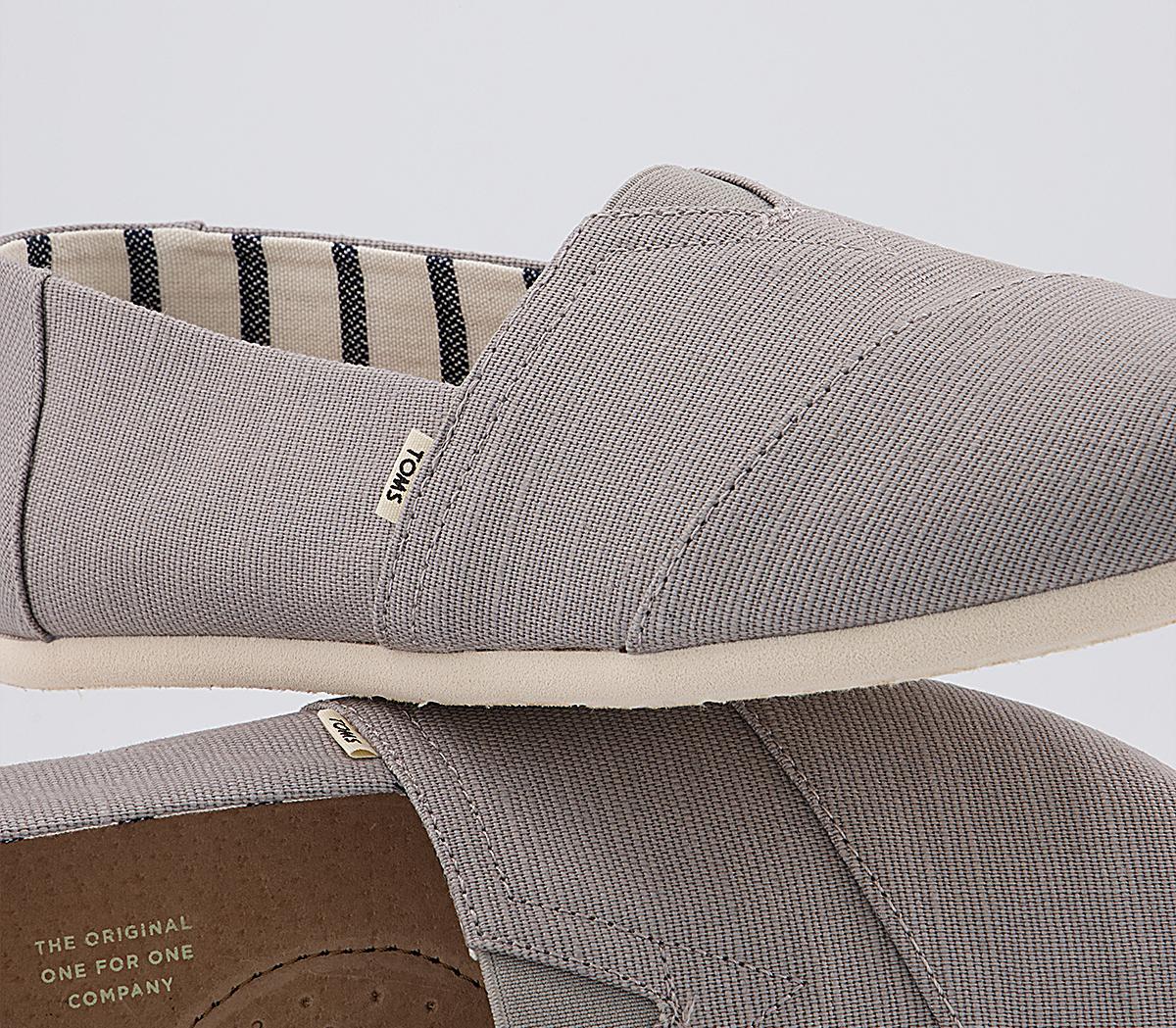 TOMSToms Classic Slip Ons Dove Grey Heritage