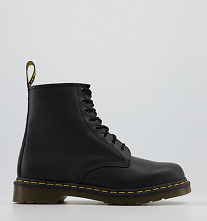 Dr. Martens 8 Eye Lace Boots M Black Leather
