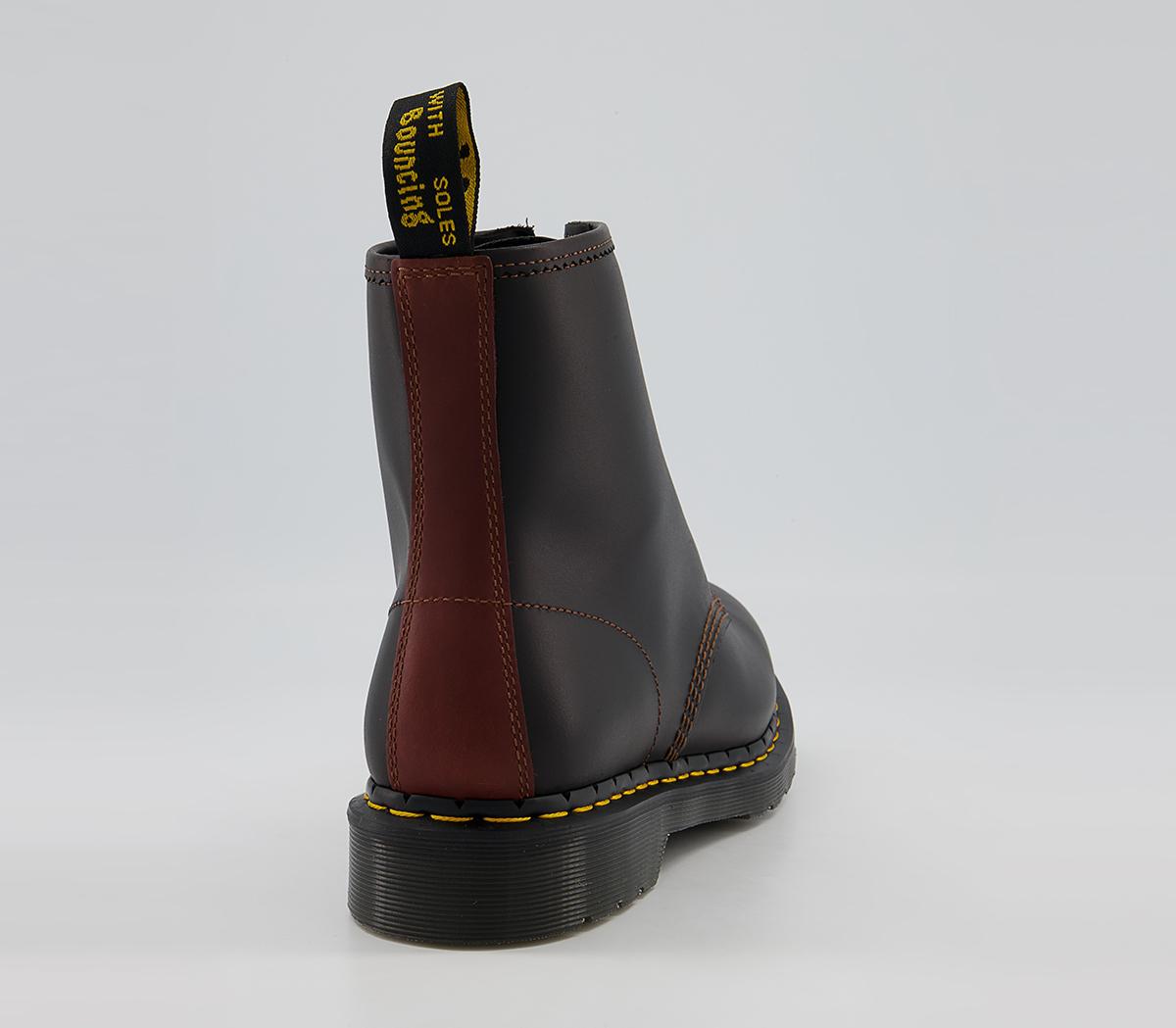 Dr. Martens 8 Eye Lace Boots M Dr. Martens 8 Eye Lace Boots M Black Brown