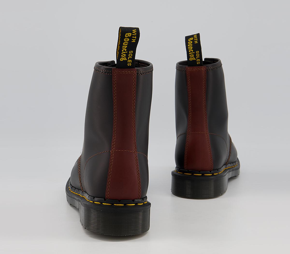 Dr. Martens 8 Eye Lace Boots M Dr. Martens 8 Eye Lace Boots M Black Brown