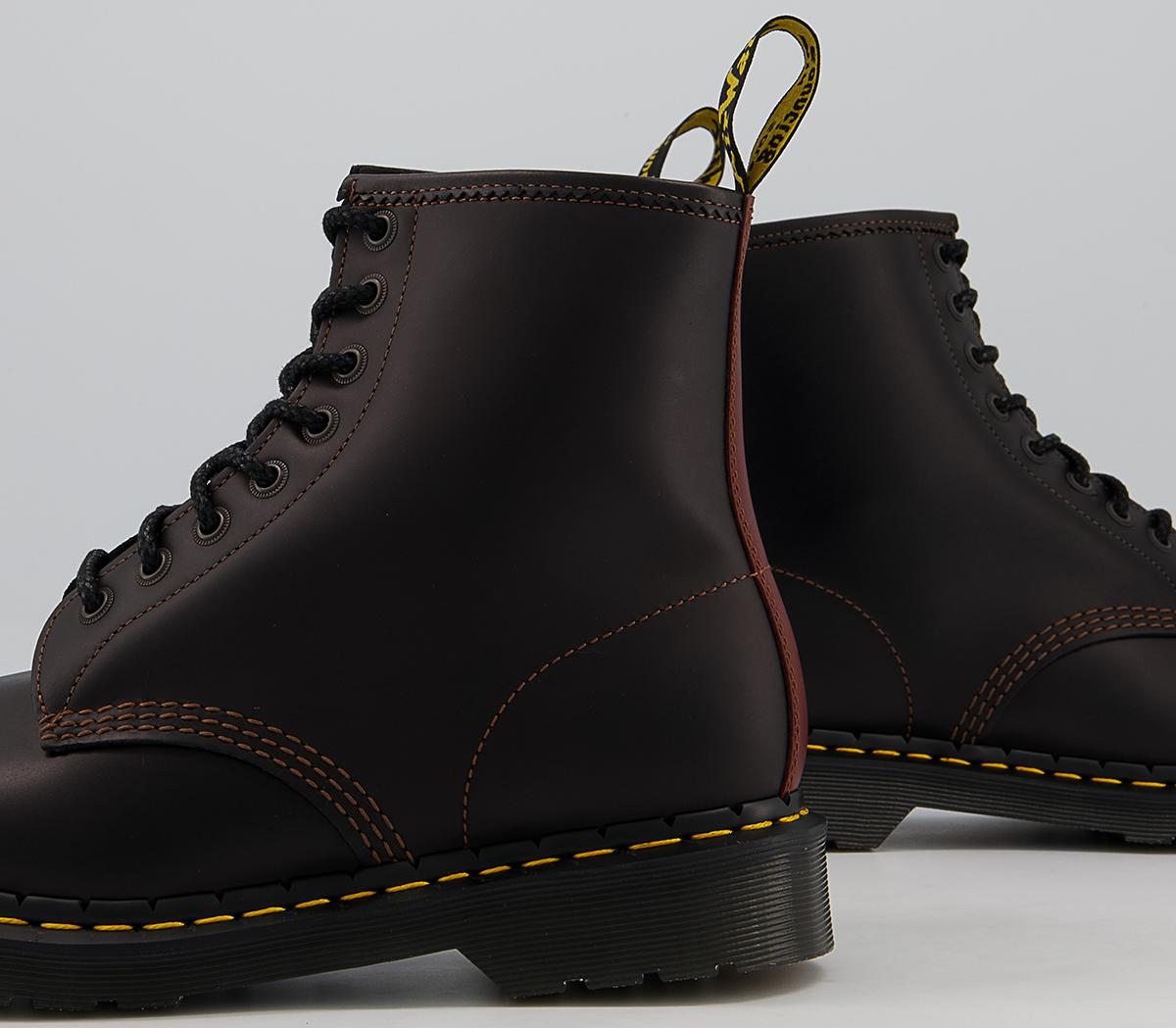 Dr. Martens 8 Eye Lace Boots M Dr. Martens 8 Eye Lace Boots M Black Brown