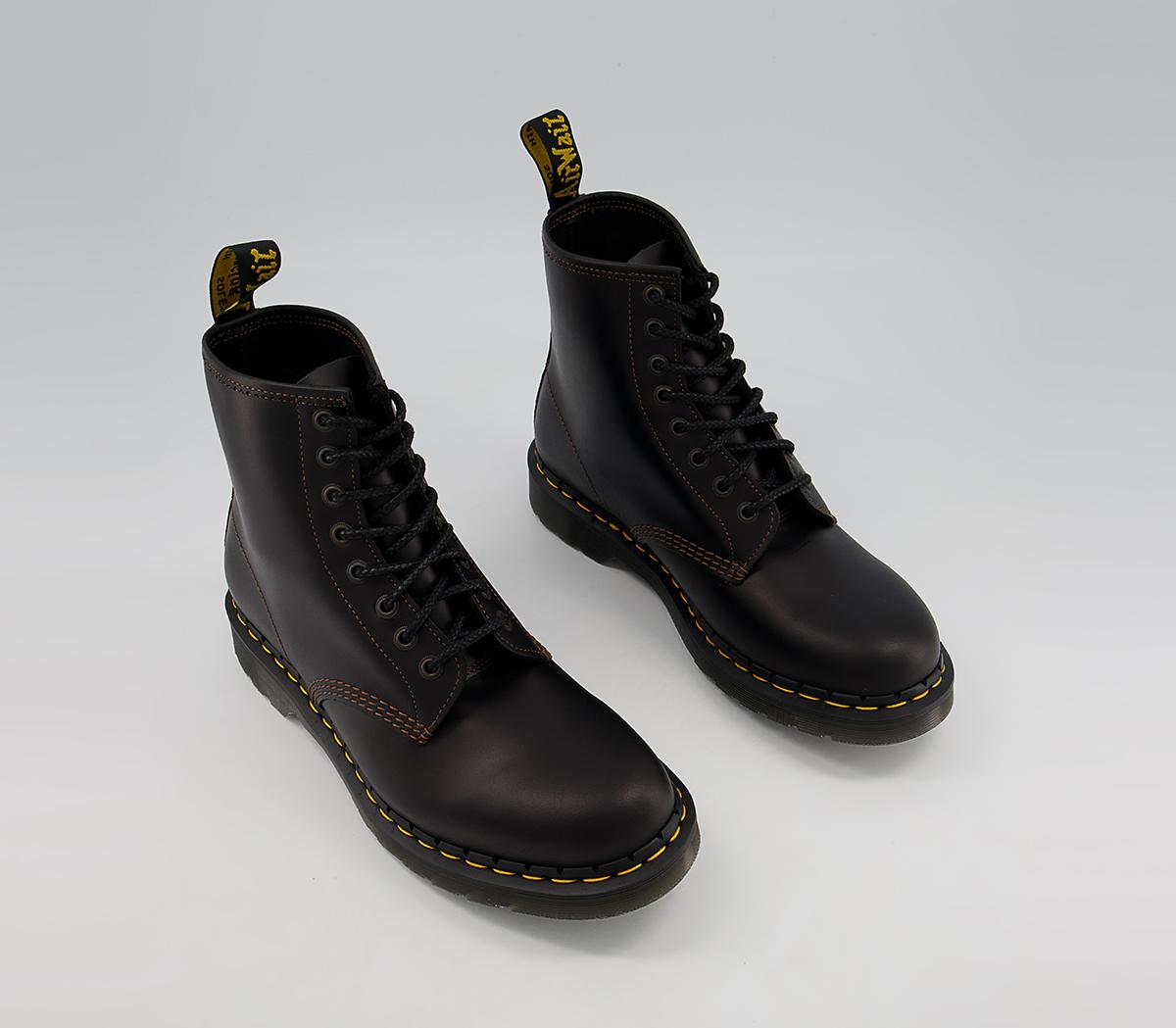 Dr. Martens 8 Eye Lace Boots M Dr. Martens 8 Eye Lace Boots M Black Brown