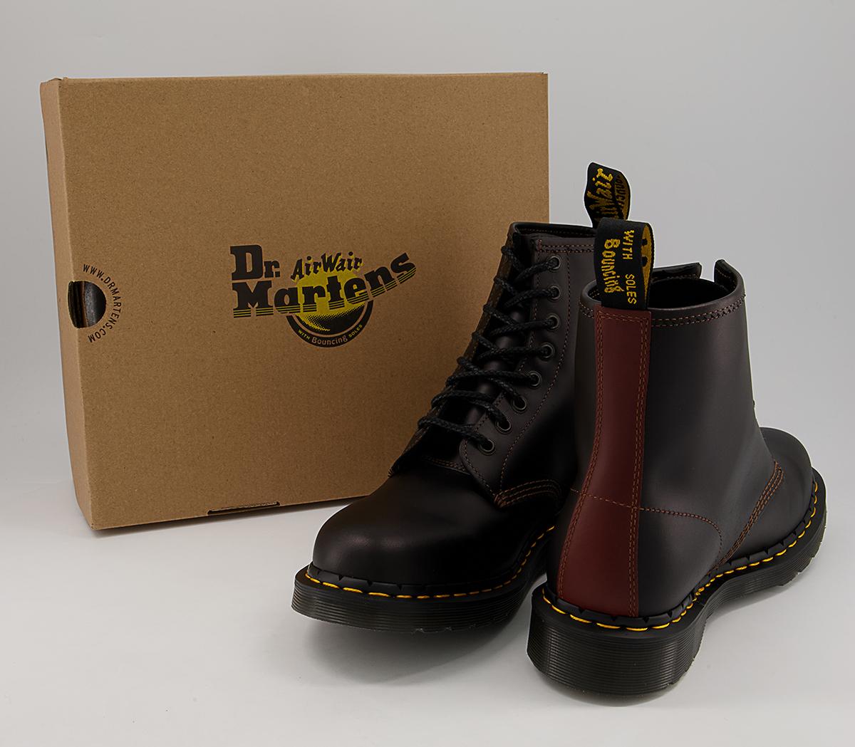 Dr. Martens 8 Eye Lace Boots M Dr. Martens 8 Eye Lace Boots M Black Brown