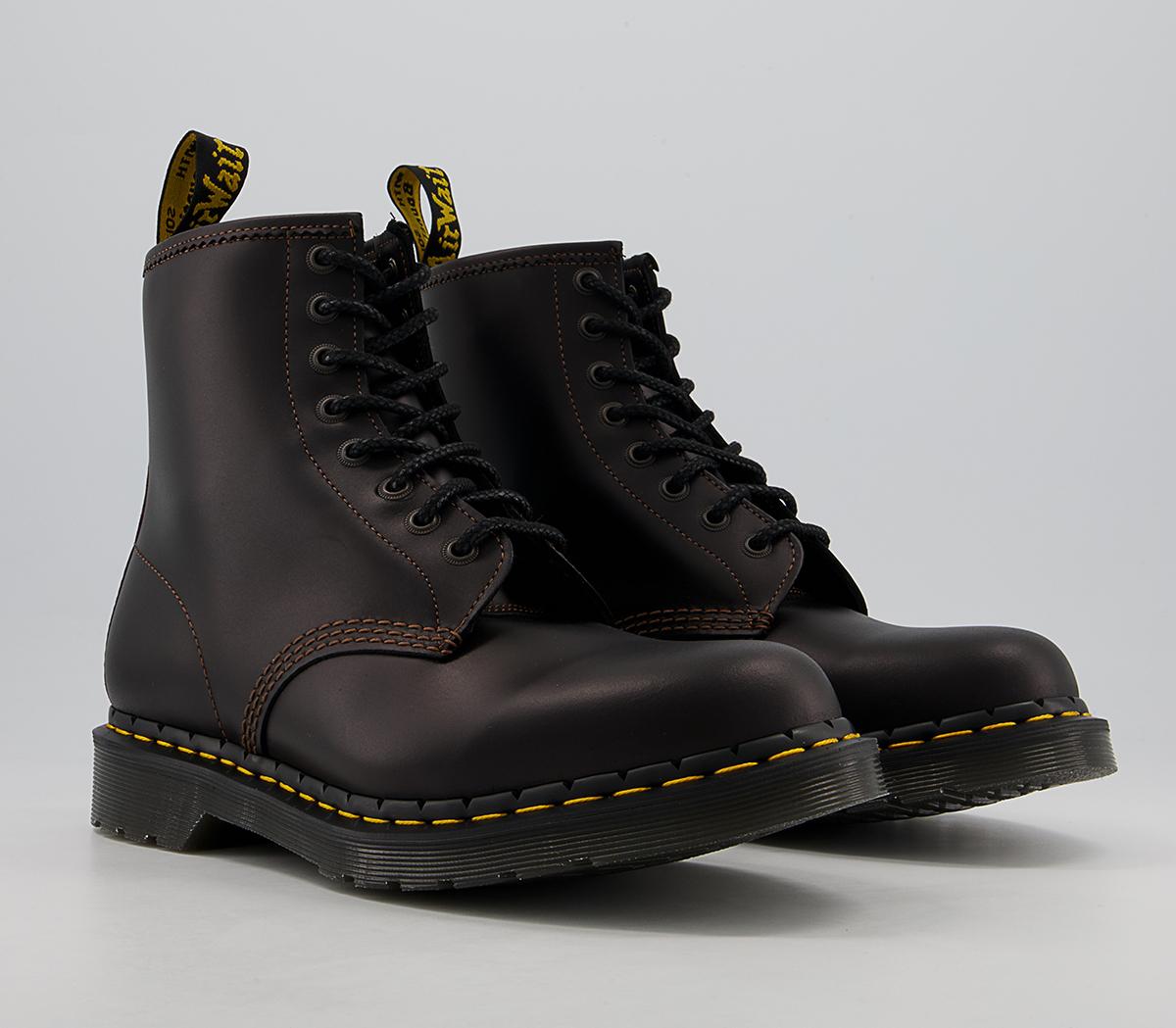 Dr. Martens 8 Eye Lace Boots M Dr. Martens 8 Eye Lace Boots M Black Brown