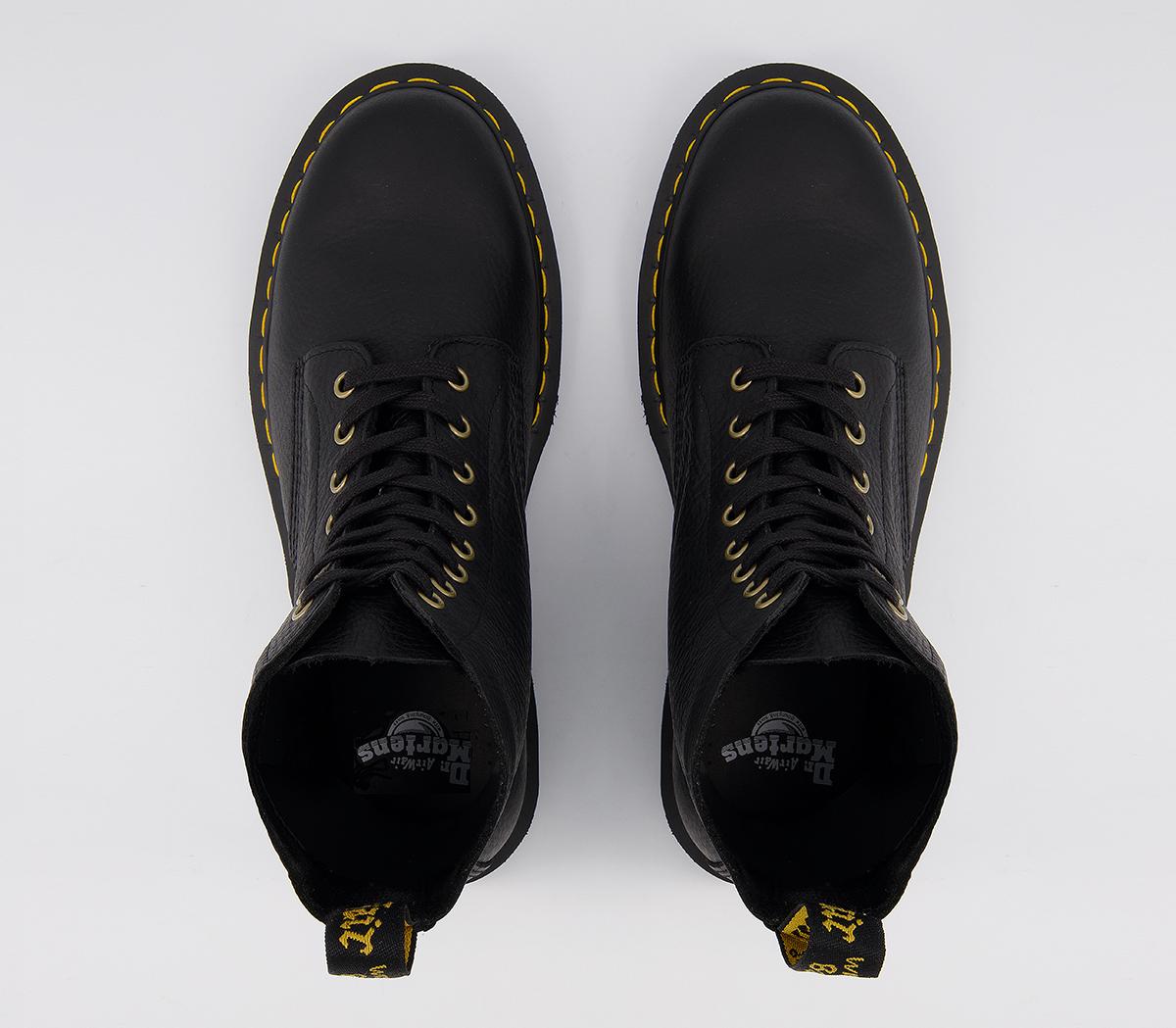 Dr. Martens 8 Eye Lace Boots Dr. Martens 8 Eye Lace Boots Ambassador Black