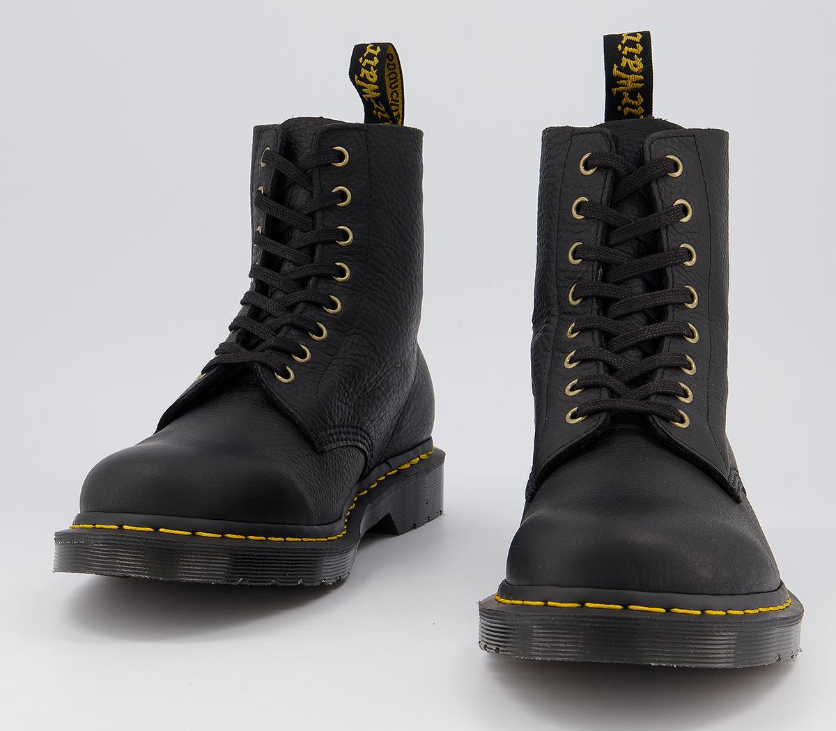 Dr. Martens 8 Eye Lace Boots Dr. Martens 8 Eye Lace Boots Ambassador Black