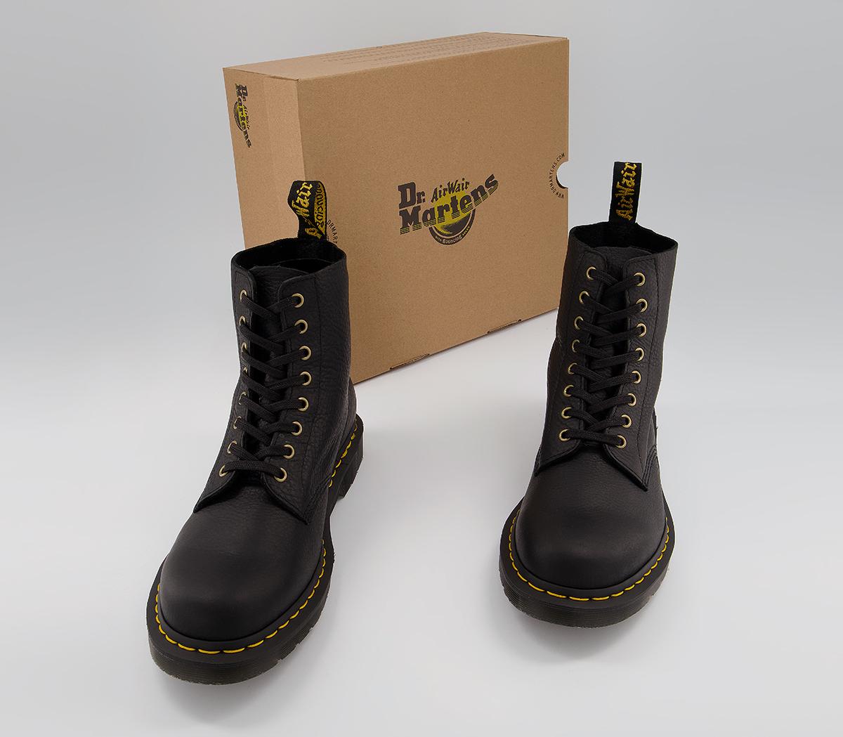 Dr. Martens 8 Eye Lace Boots Dr. Martens 8 Eye Lace Boots Ambassador Black