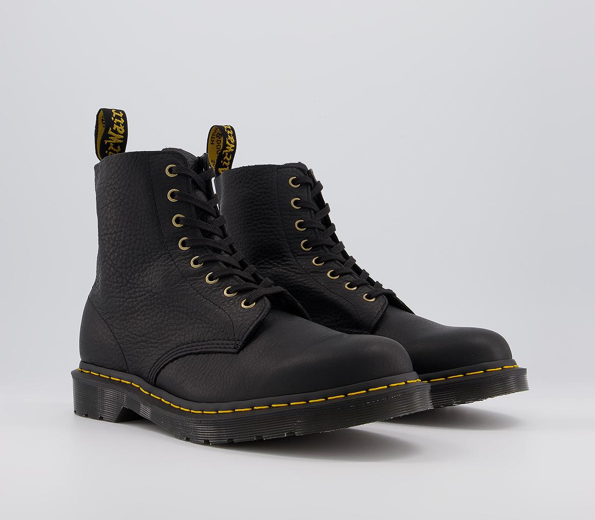 Dr. Martens 8 Eye Lace Boots Dr. Martens 8 Eye Lace Boots Ambassador Black