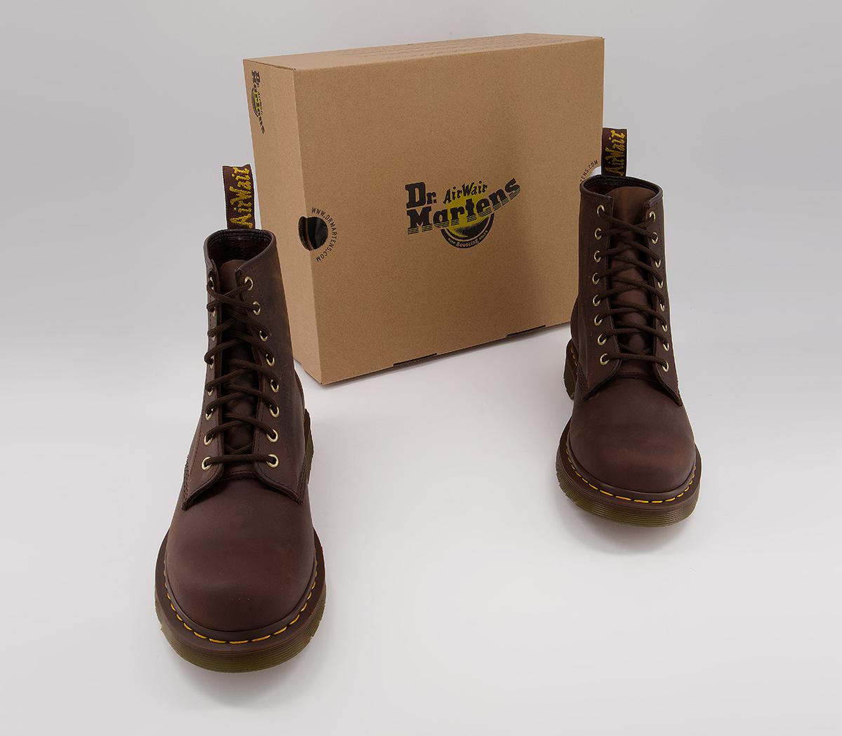 Dr. MartensDm 8 Eye Lace Boots Dr. MartensDm 8 Eye Lace BootsGaucho Crazyhorse