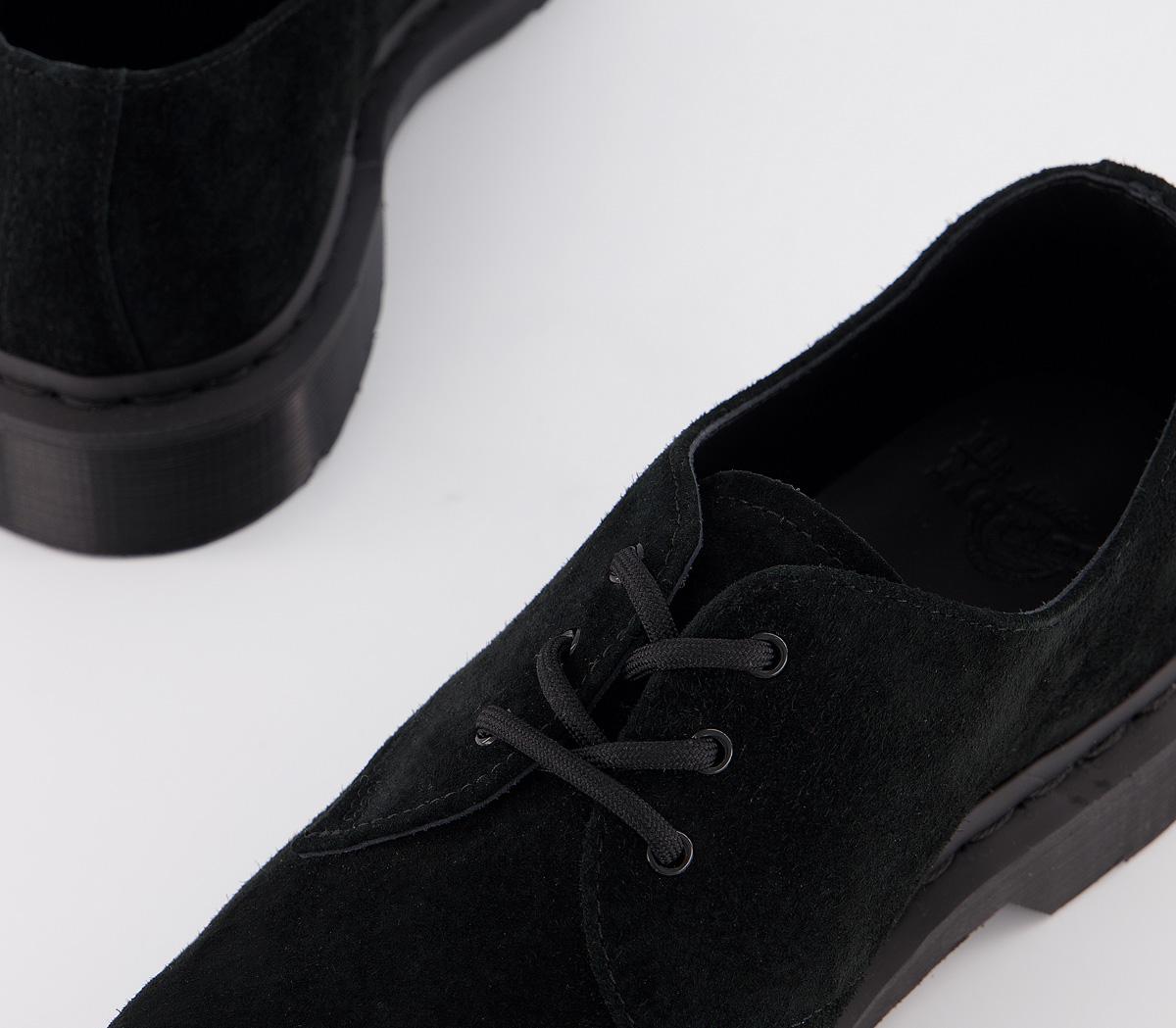 Dr. MartensDm 3 Eye Lace ShoesBlack Mono Buck