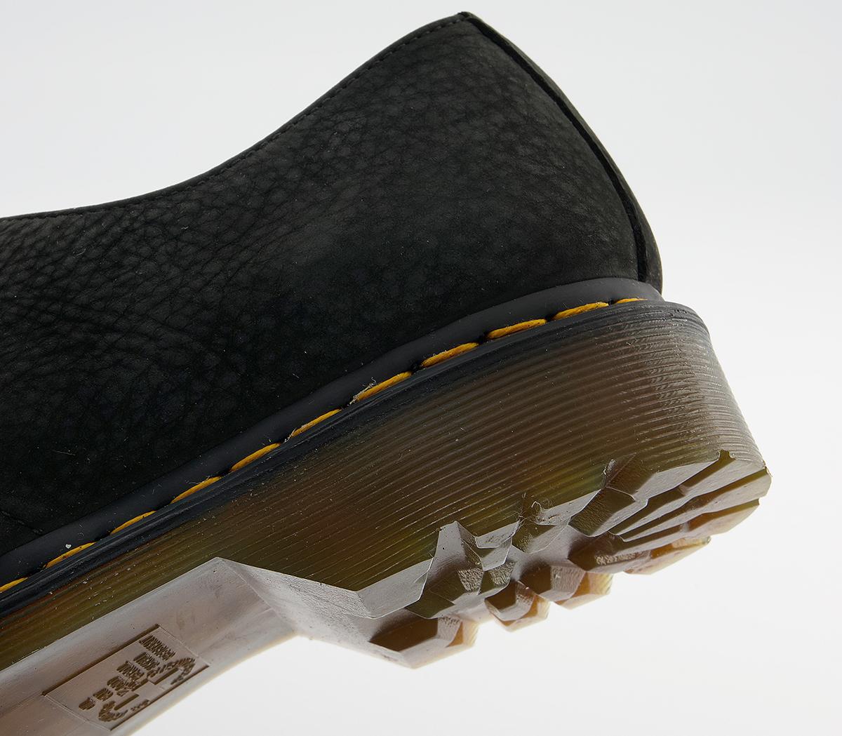 Dr. Martens 3 Eye Lace Shoes Dr. Martens 3 Eye Lace Shoes Black Milled Nubuck