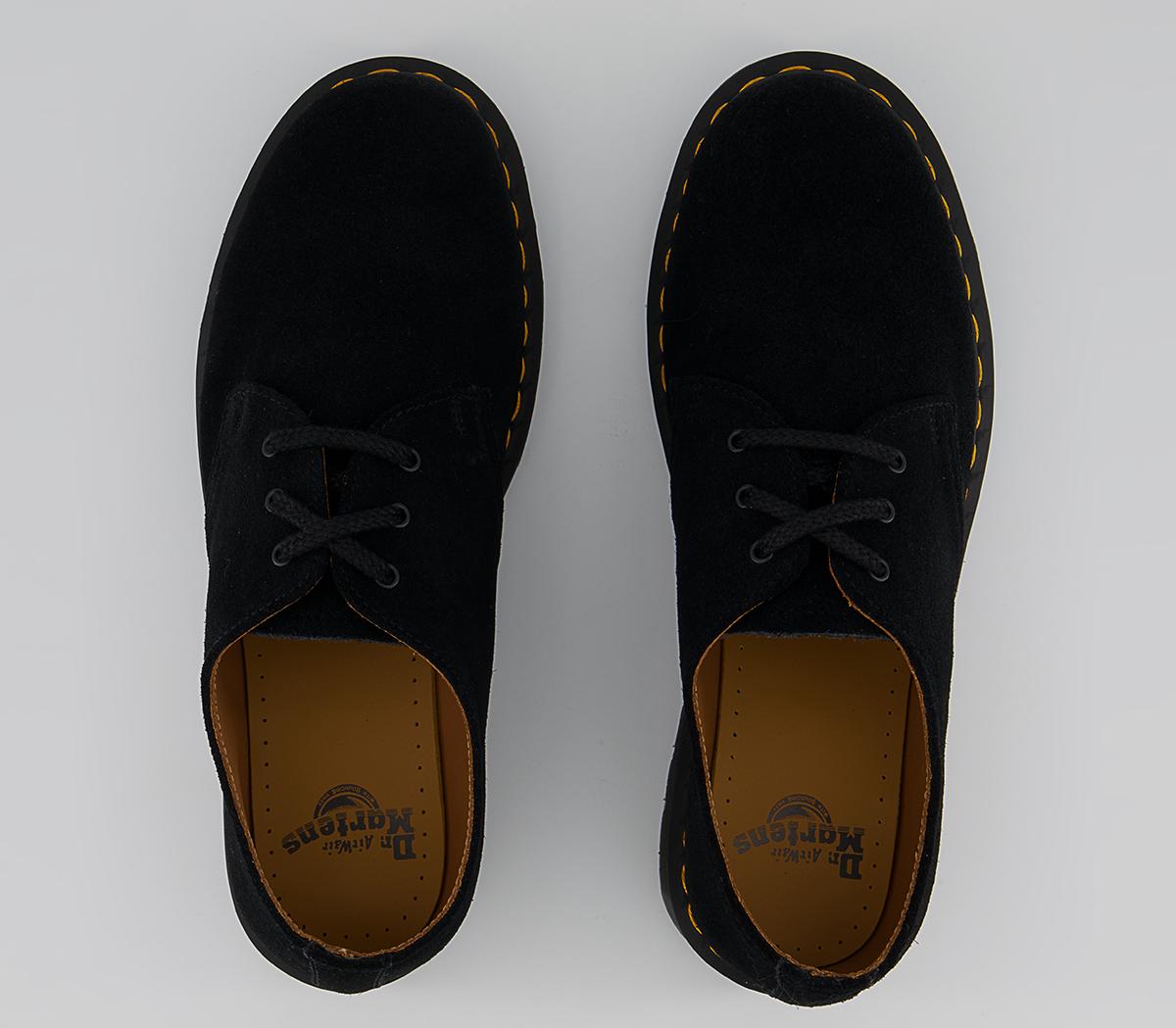 Dr. Martens Dm 3 Eye Lace Shoes Dr. Martens Dm 3 Eye Lace Shoes Black Eh Suede