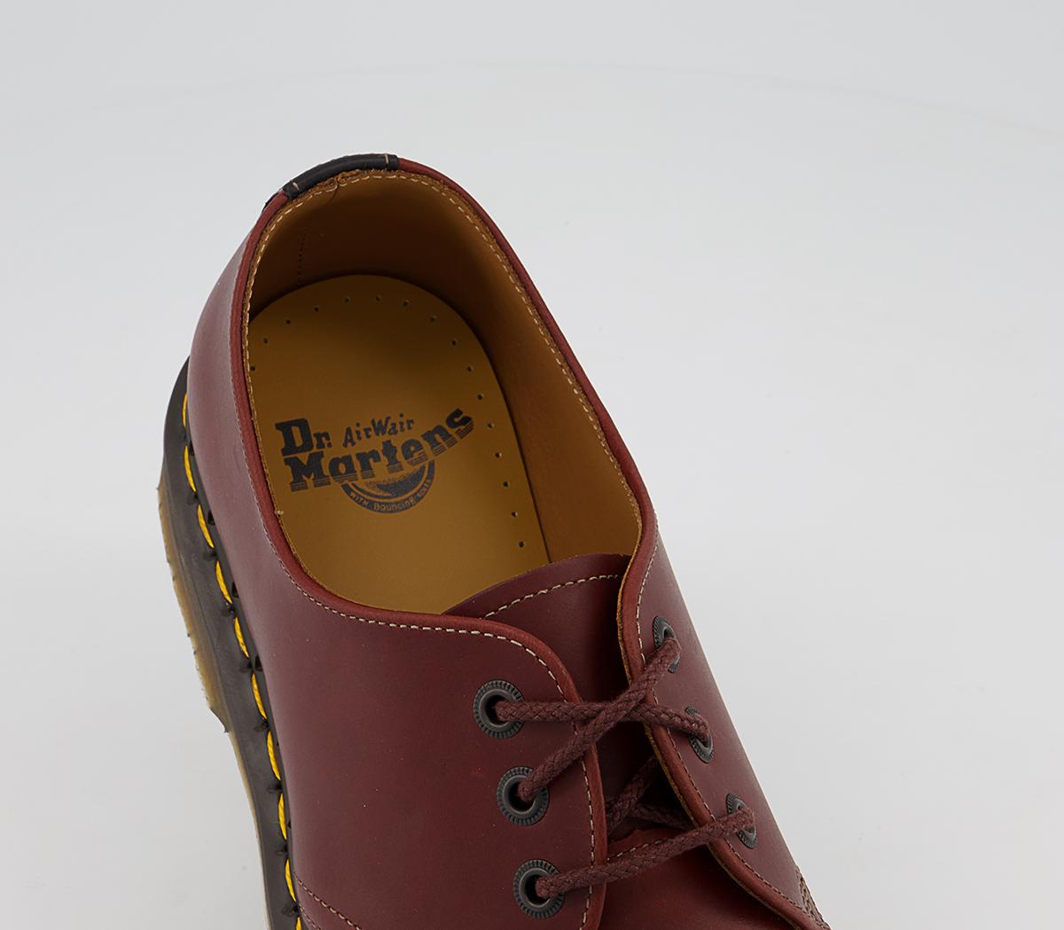 Dr. Martens 3 Eye Lace Shoes M Dr. Martens 3 Eye Lace Shoes M Brown Black