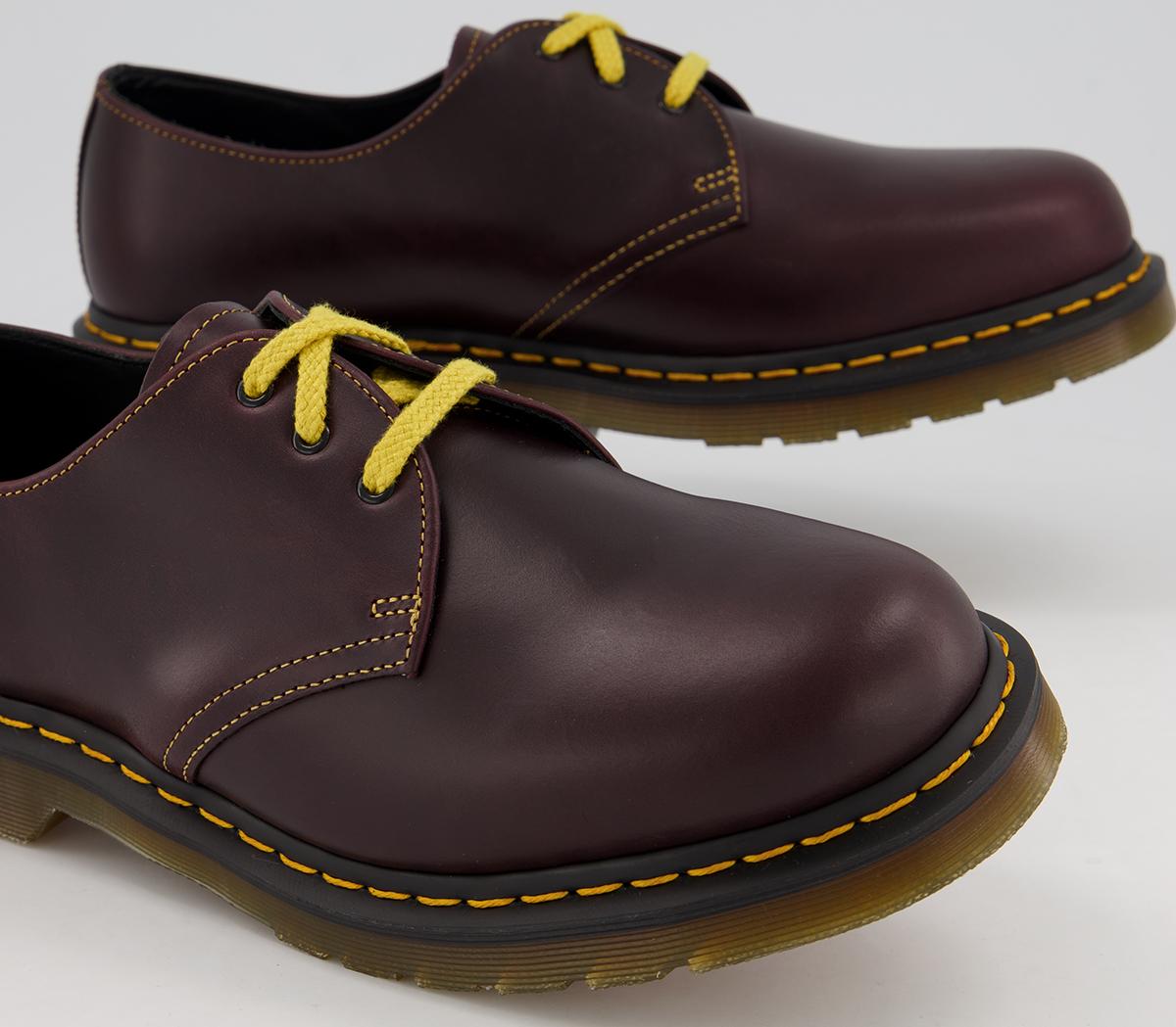 靴 Dr. Martens 1461 OXBLOOD ATLAS UK6 25cm Dr. Martens Dm 3 Eye Lace Shoe Oxblood Atlas - Men's Smart Shoes