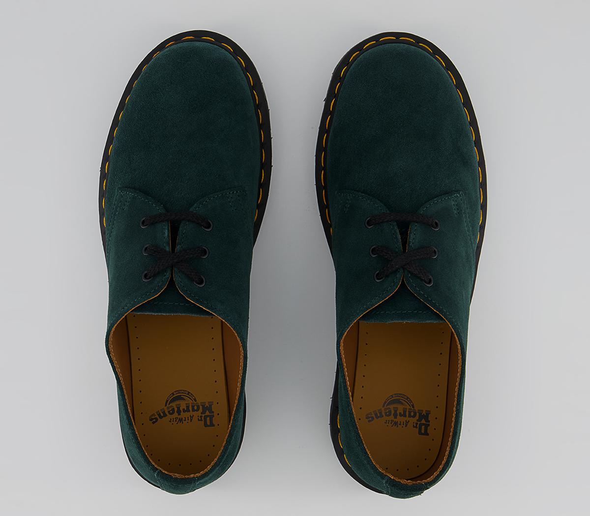 Dr. Martens Dm 3 Eye Lace Shoes Dr. Martens Dm 3 Eye Lace Shoes Racer Green Eh Suede