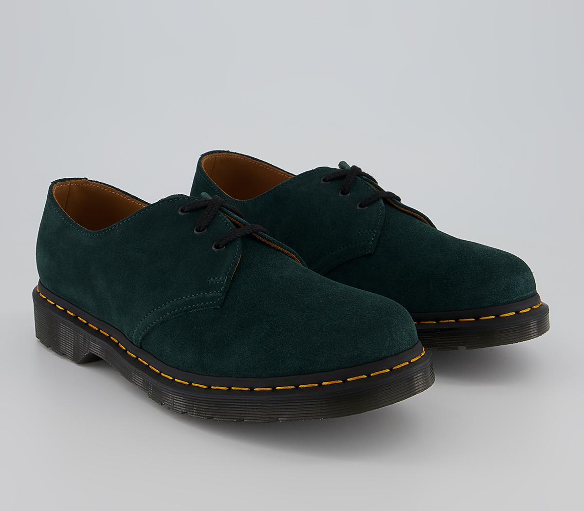 Dr. Martens Dm 3 Eye Lace Shoes Dr. Martens Dm 3 Eye Lace Shoes Racer Green Eh Suede