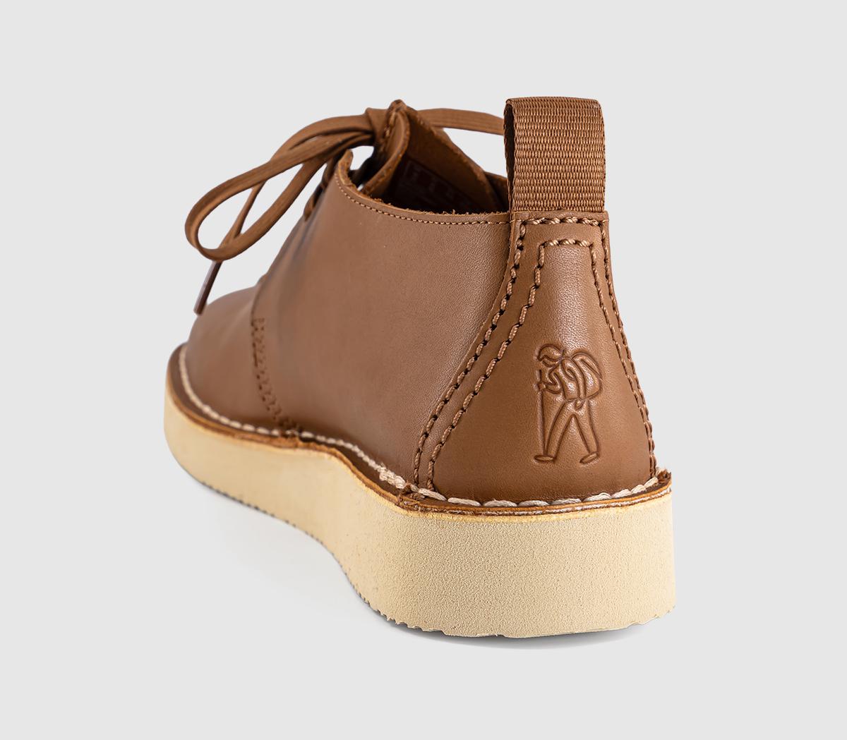 Clarks OriginalsDesert Trek ShoesTan Leather