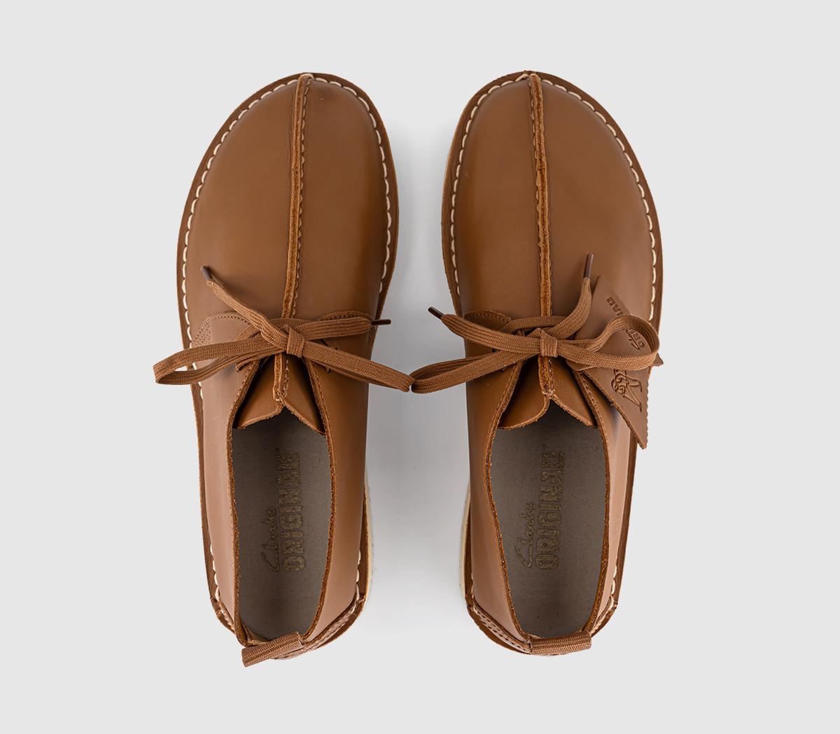 Clarks OriginalsDesert Trek ShoesTan Leather