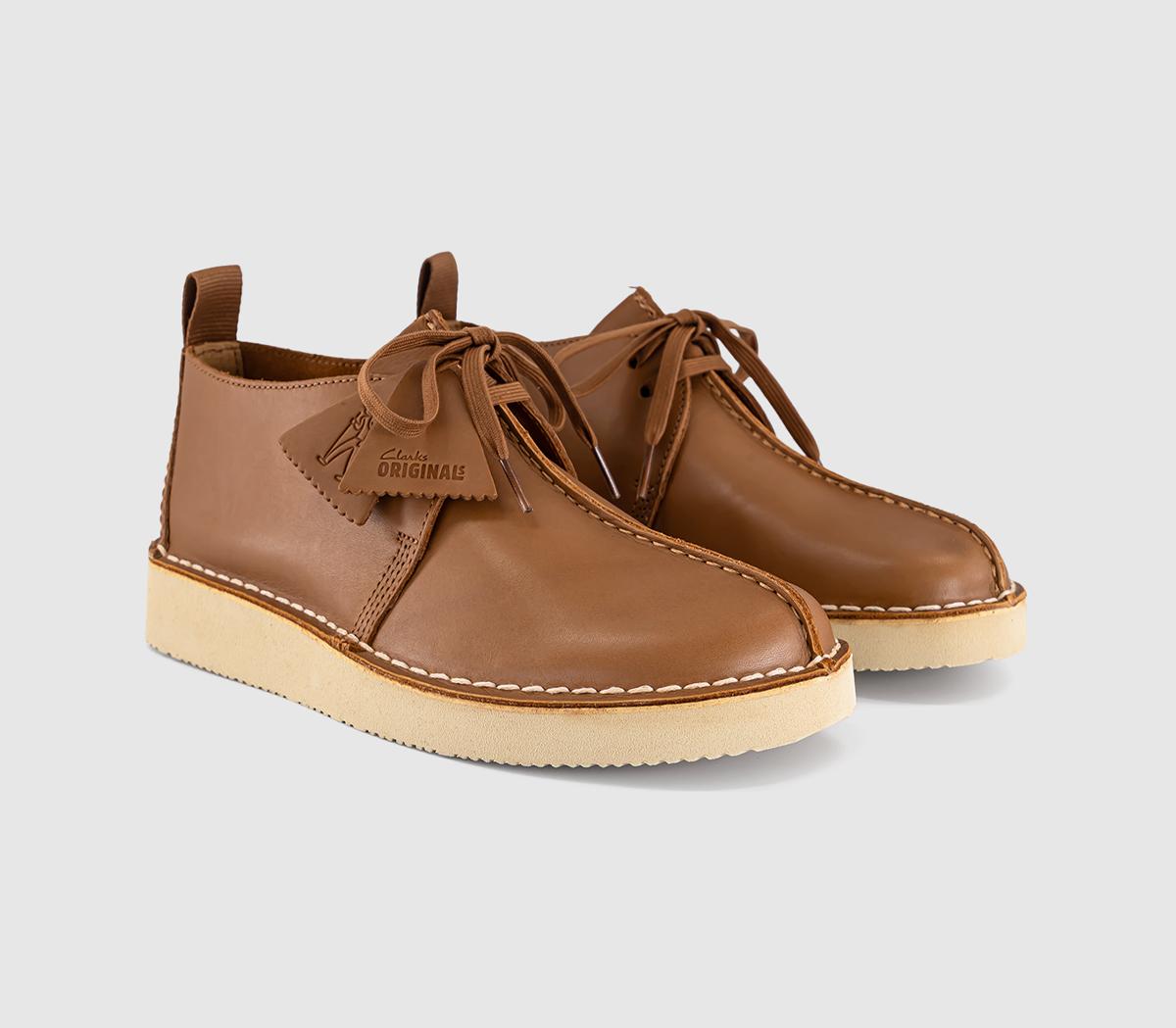 Clarks OriginalsDesert Trek ShoesTan Leather
