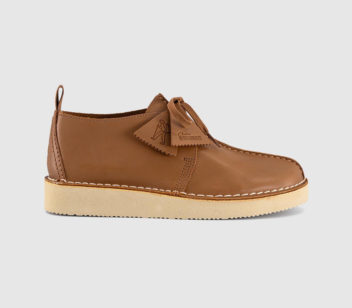 Clarks OriginalsDesert Trek ShoesTan Leather
