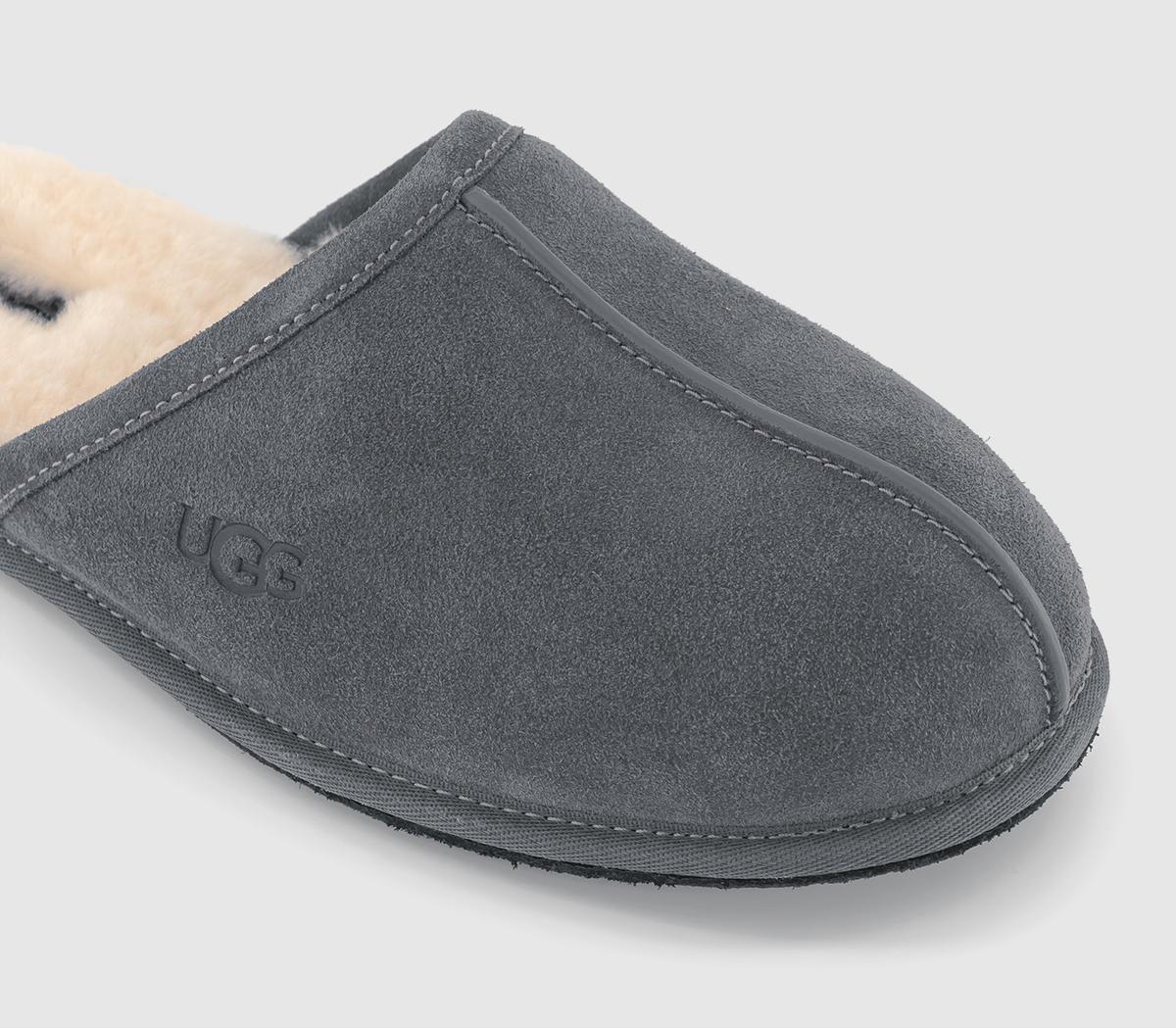 UGG Scuff Slippers Dark Grey - Men's Casual Shoes