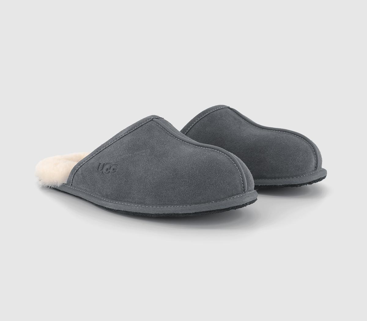 UGG Scuff Slippers Dark Grey - Men's Casual Shoes