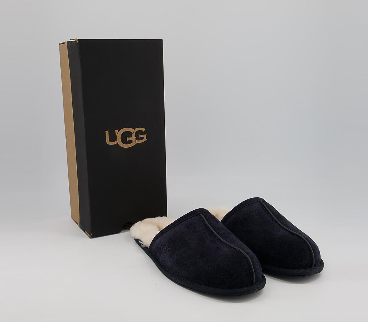 UGG Scuff Slippers New Navy Suede - Men's Casual Shoes