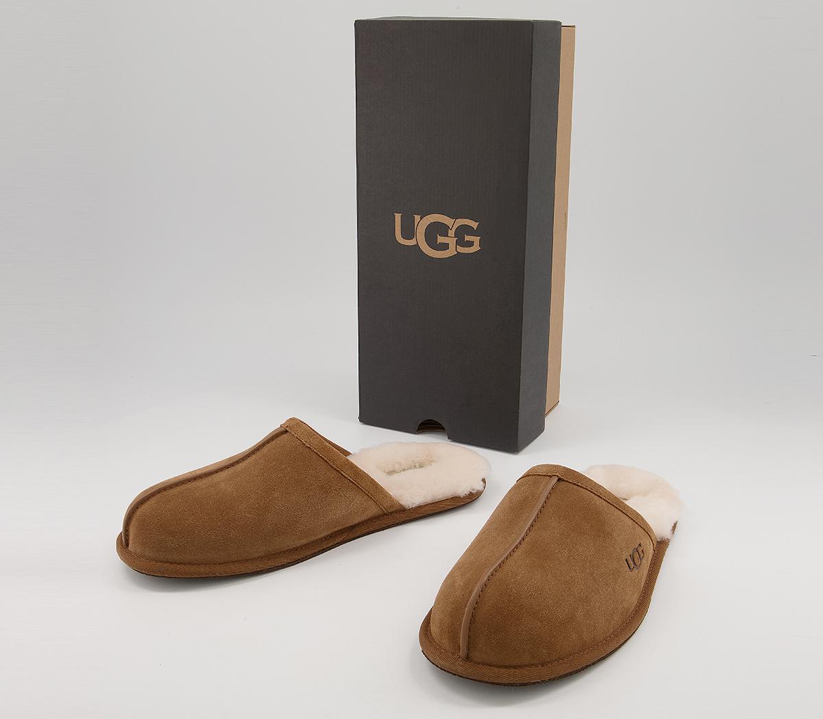 UGG Scuff Slippers UGG Scuff Slippers Chestnut Suede New