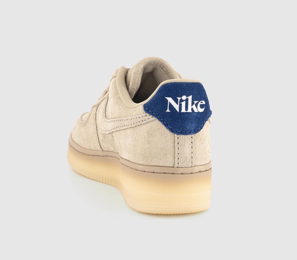 NikeAir Force 1 '07 Trainers Grain Grain Deep Royal Blue Polar