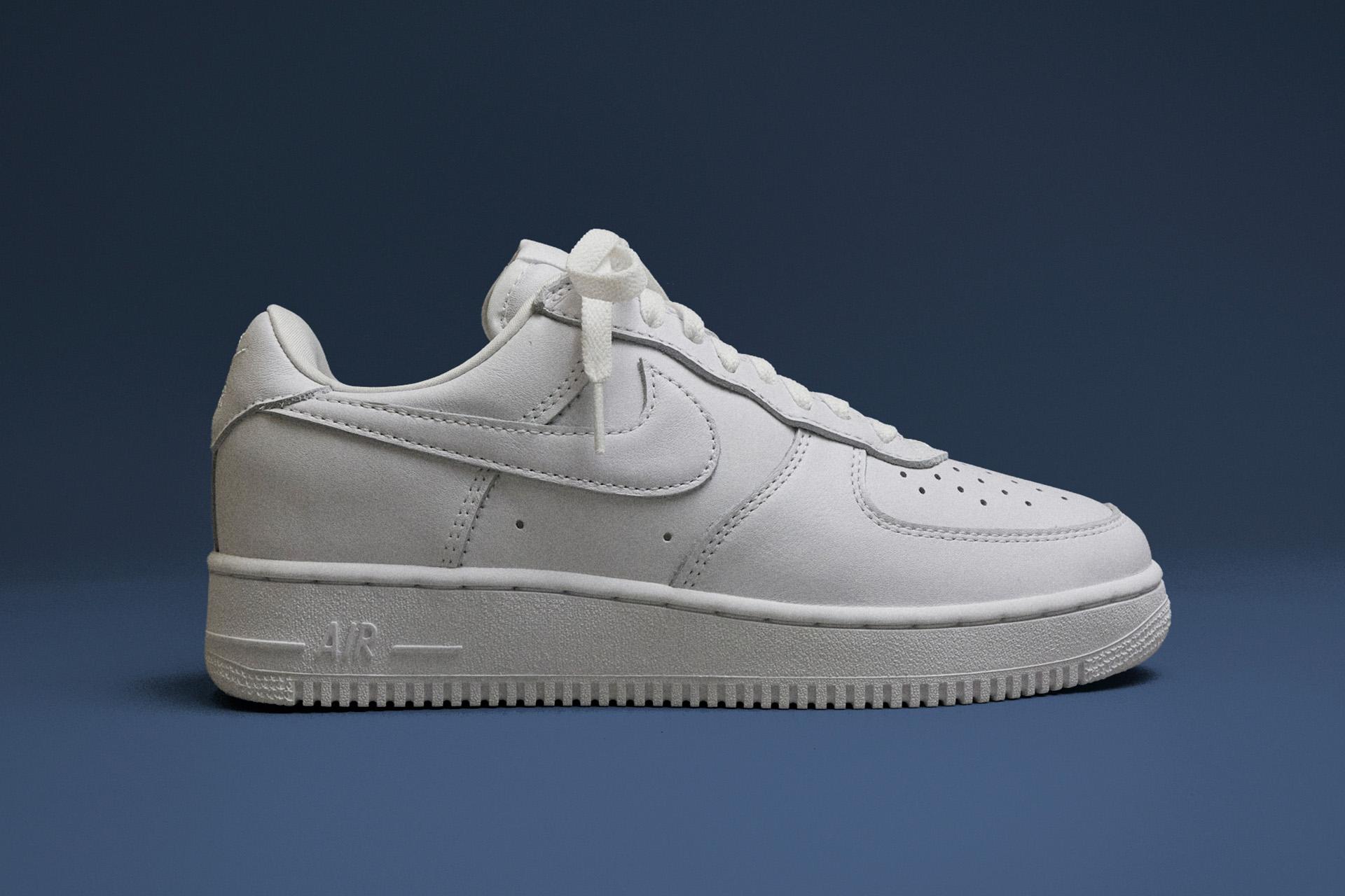 Nike Air Force 1 '07 Trainers Skeleton White White - Women's Trainers